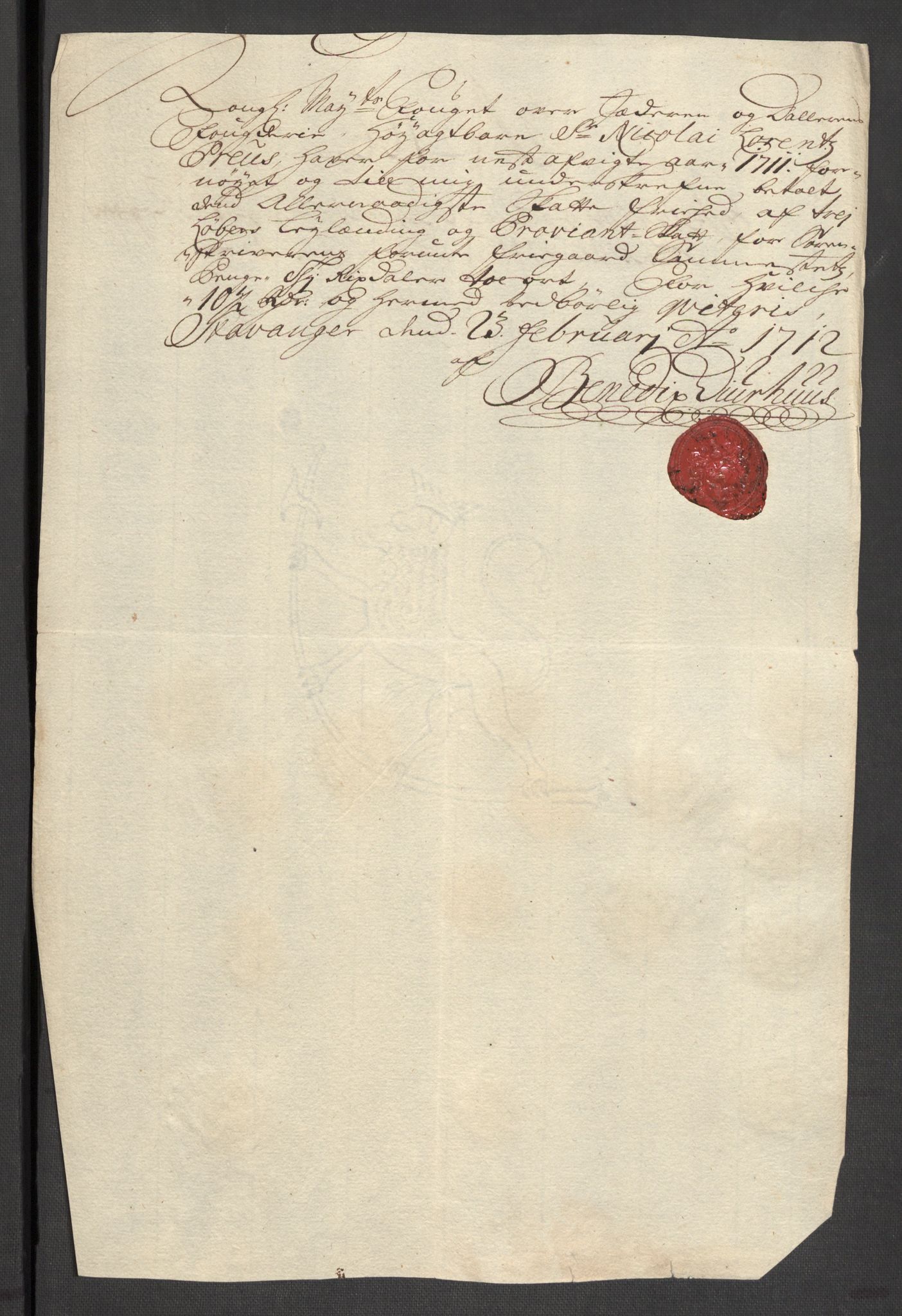 Rentekammeret inntil 1814, Reviderte regnskaper, Fogderegnskap, AV/RA-EA-4092/R46/L2735: Fogderegnskap Jæren og Dalane, 1711, p. 172