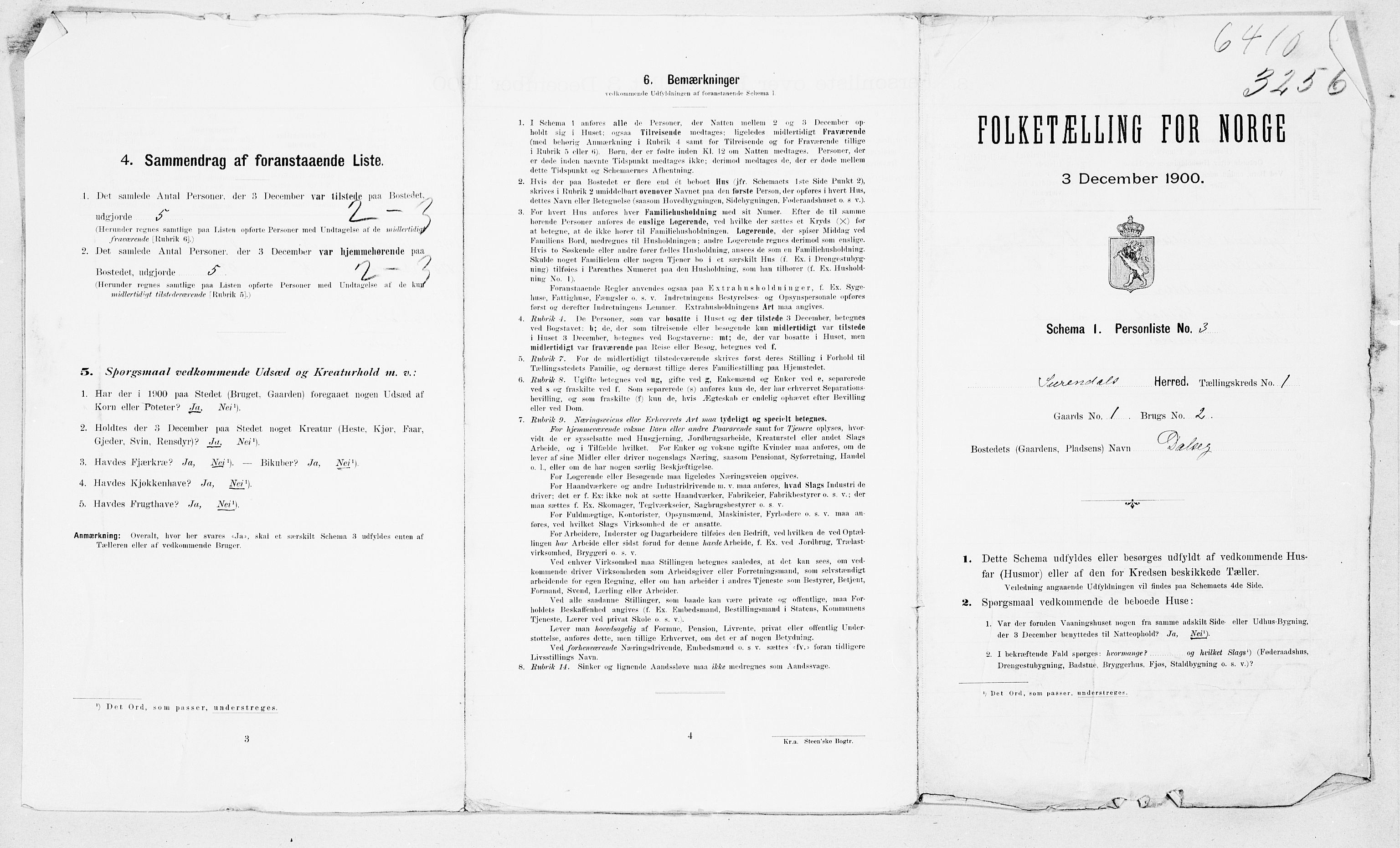 SAT, 1900 census for Surnadal, 1900, p. 28