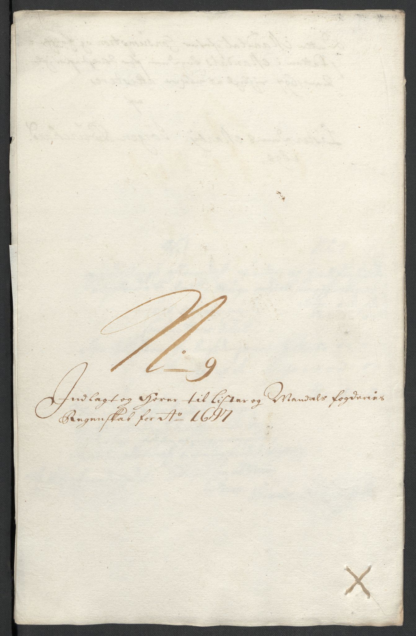 Rentekammeret inntil 1814, Reviderte regnskaper, Fogderegnskap, RA/EA-4092/R43/L2546: Fogderegnskap Lista og Mandal, 1696-1697, p. 235