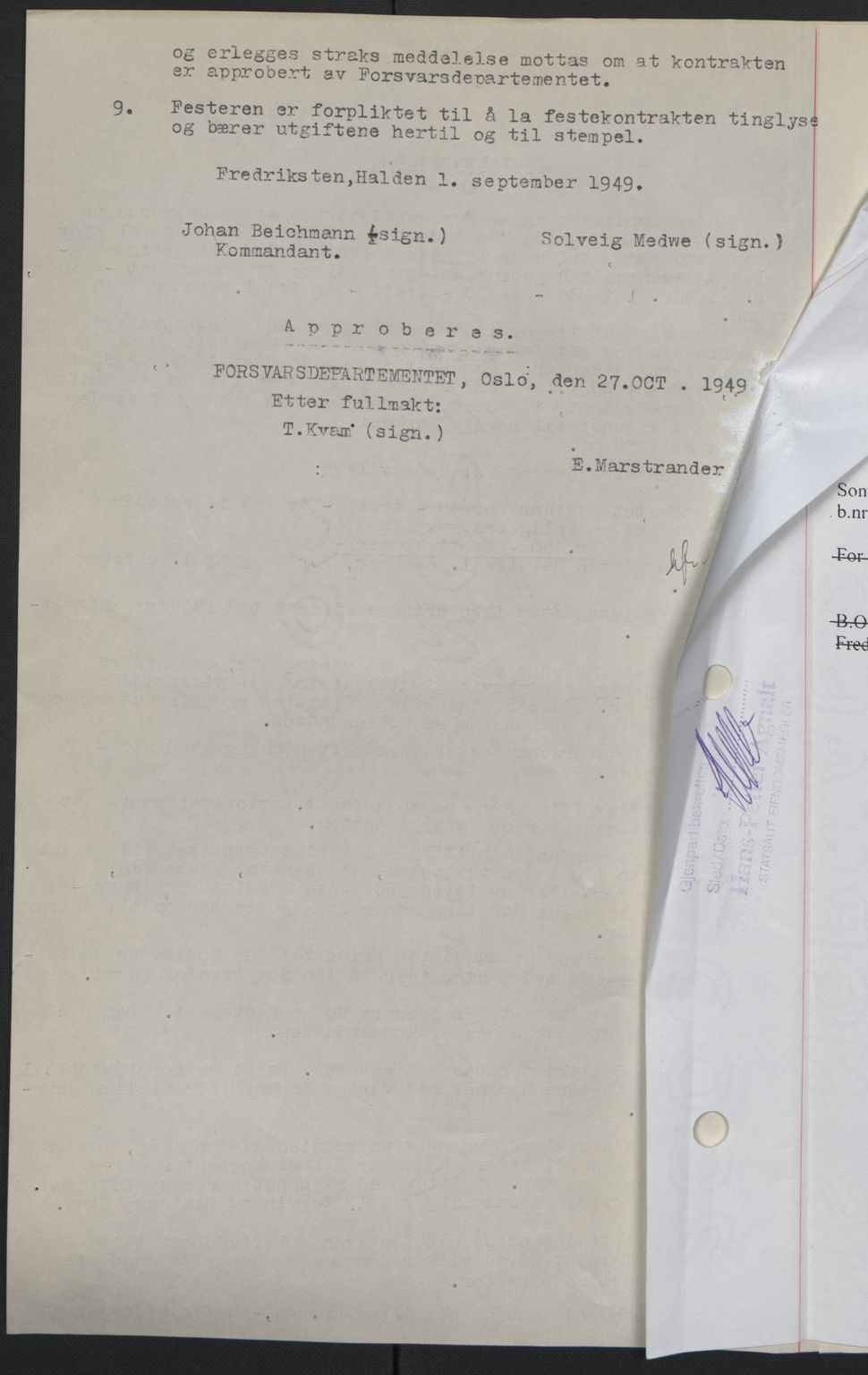 Idd og Marker sorenskriveri, AV/SAO-A-10283/G/Gb/Gbb/L0013: Mortgage book no. A13, 1949-1950, Diary no: : 2267/1949