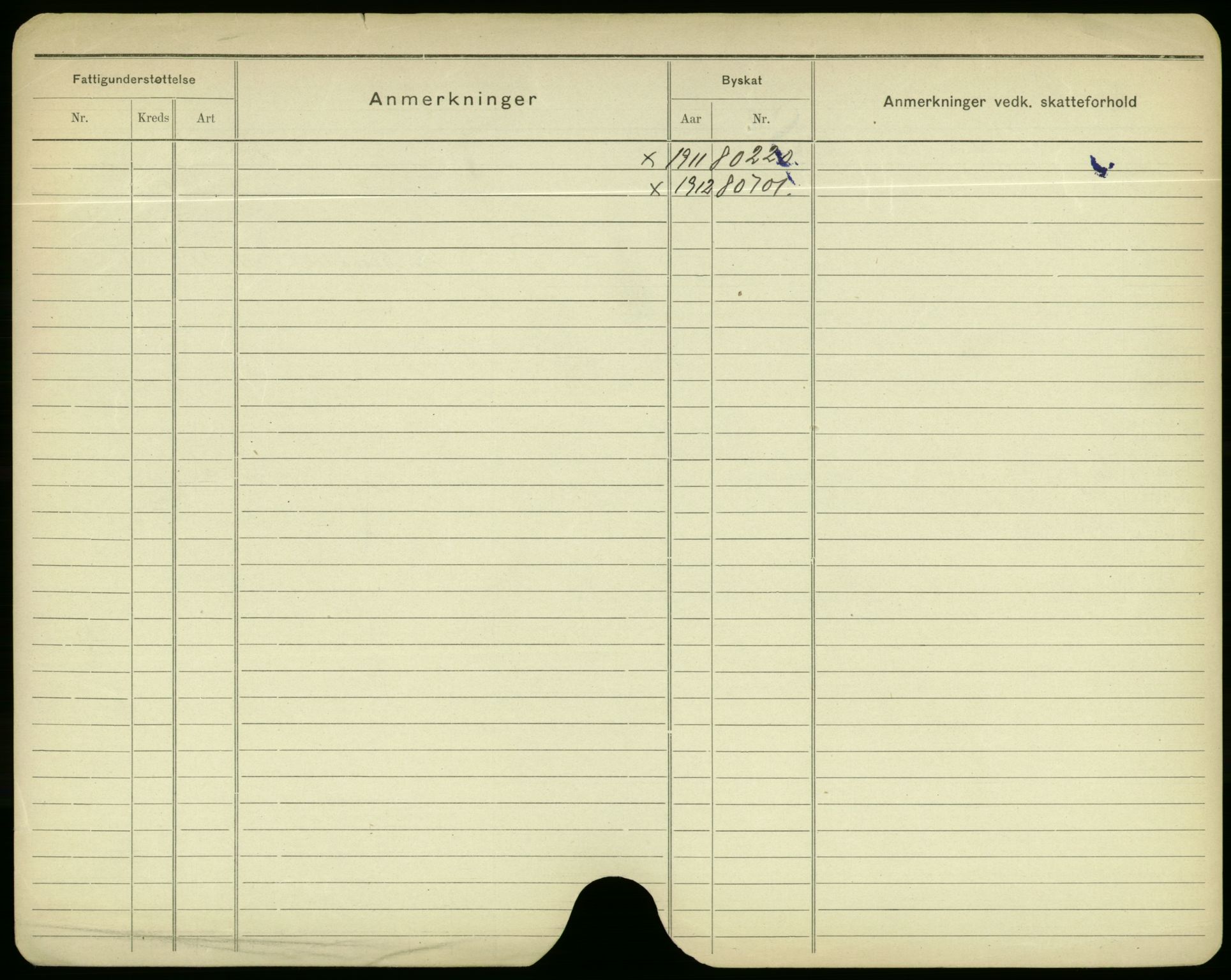 Oslo folkeregister, Registerkort, SAO/A-11715/F/Fa/Fac/L0003: Menn, 1906-1914, p. 400b