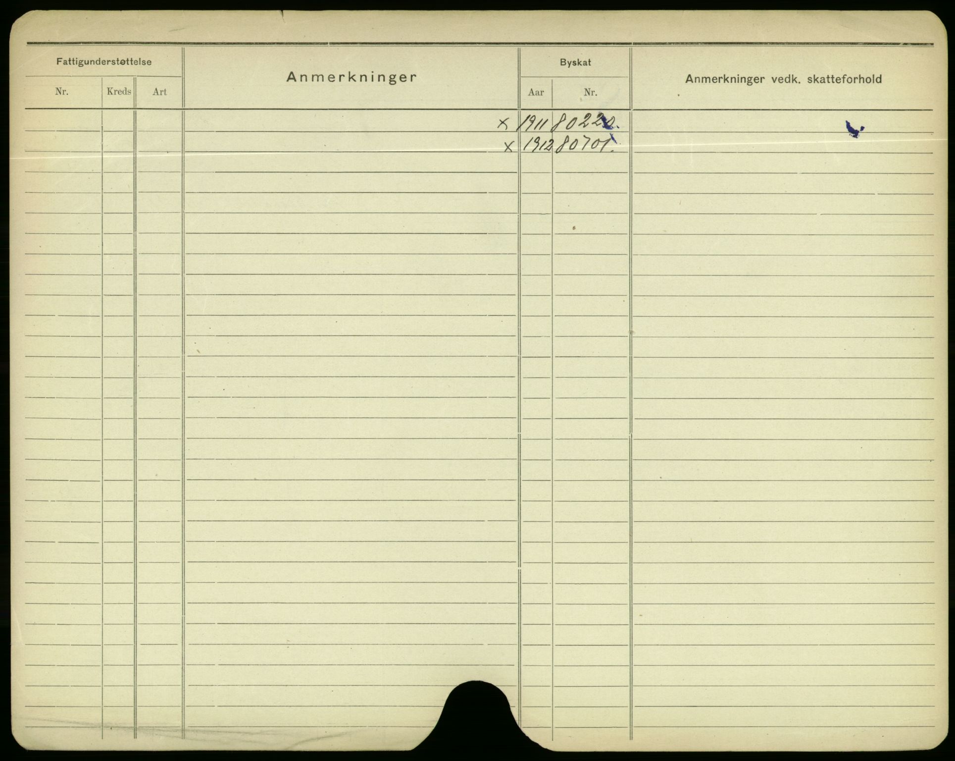 Oslo folkeregister, Registerkort, AV/SAO-A-11715/F/Fa/Fac/L0003: Menn, 1906-1914, p. 400b