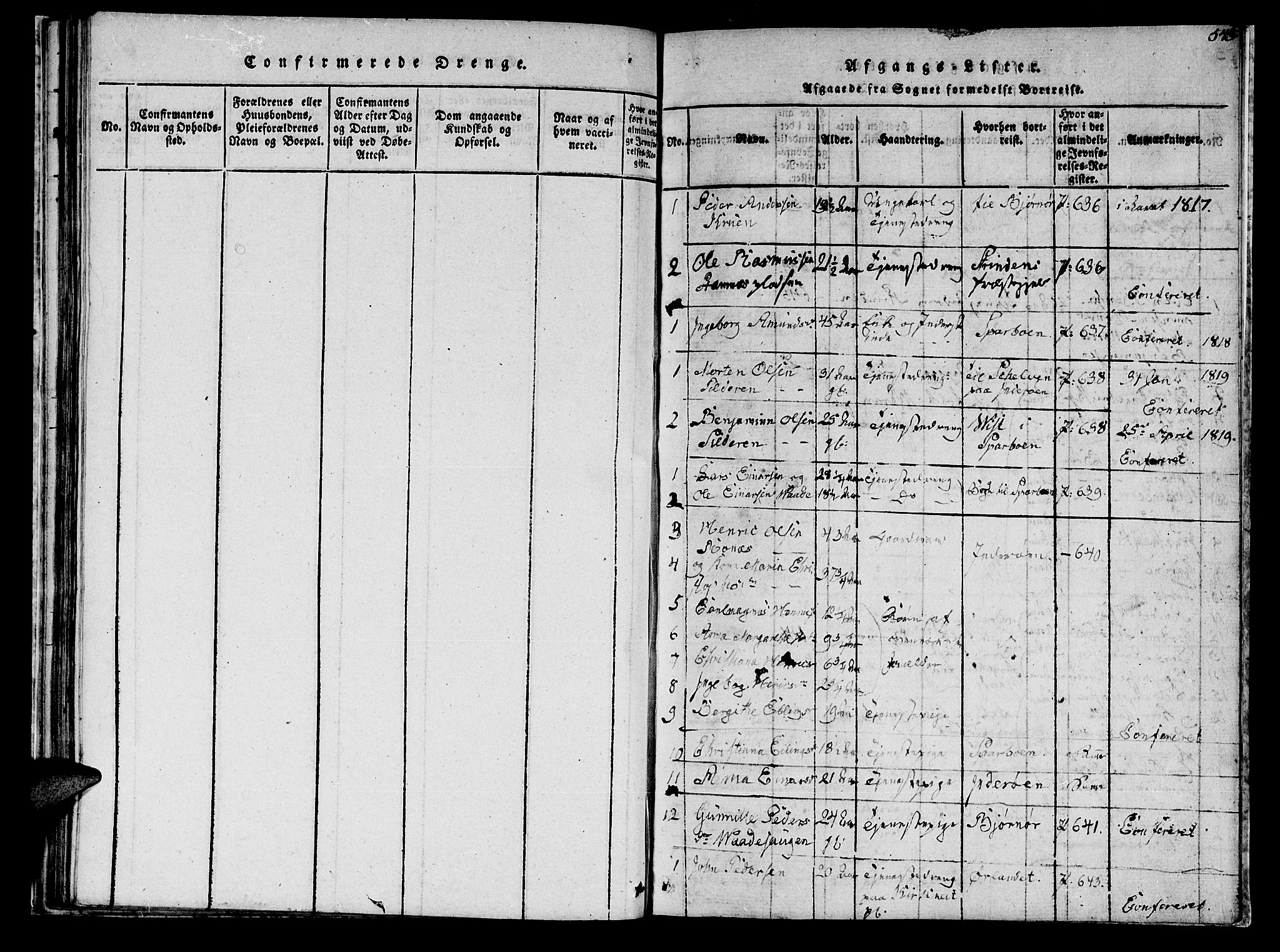 Ministerialprotokoller, klokkerbøker og fødselsregistre - Nord-Trøndelag, SAT/A-1458/745/L0433: Parish register (copy) no. 745C02, 1817-1825, p. 546-547