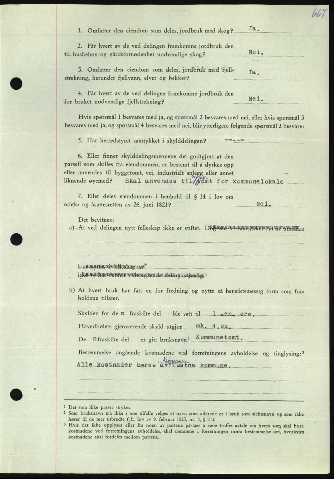 Nordmøre sorenskriveri, AV/SAT-A-4132/1/2/2Ca: Mortgage book no. A106, 1947-1947, Diary no: : 2545/1947