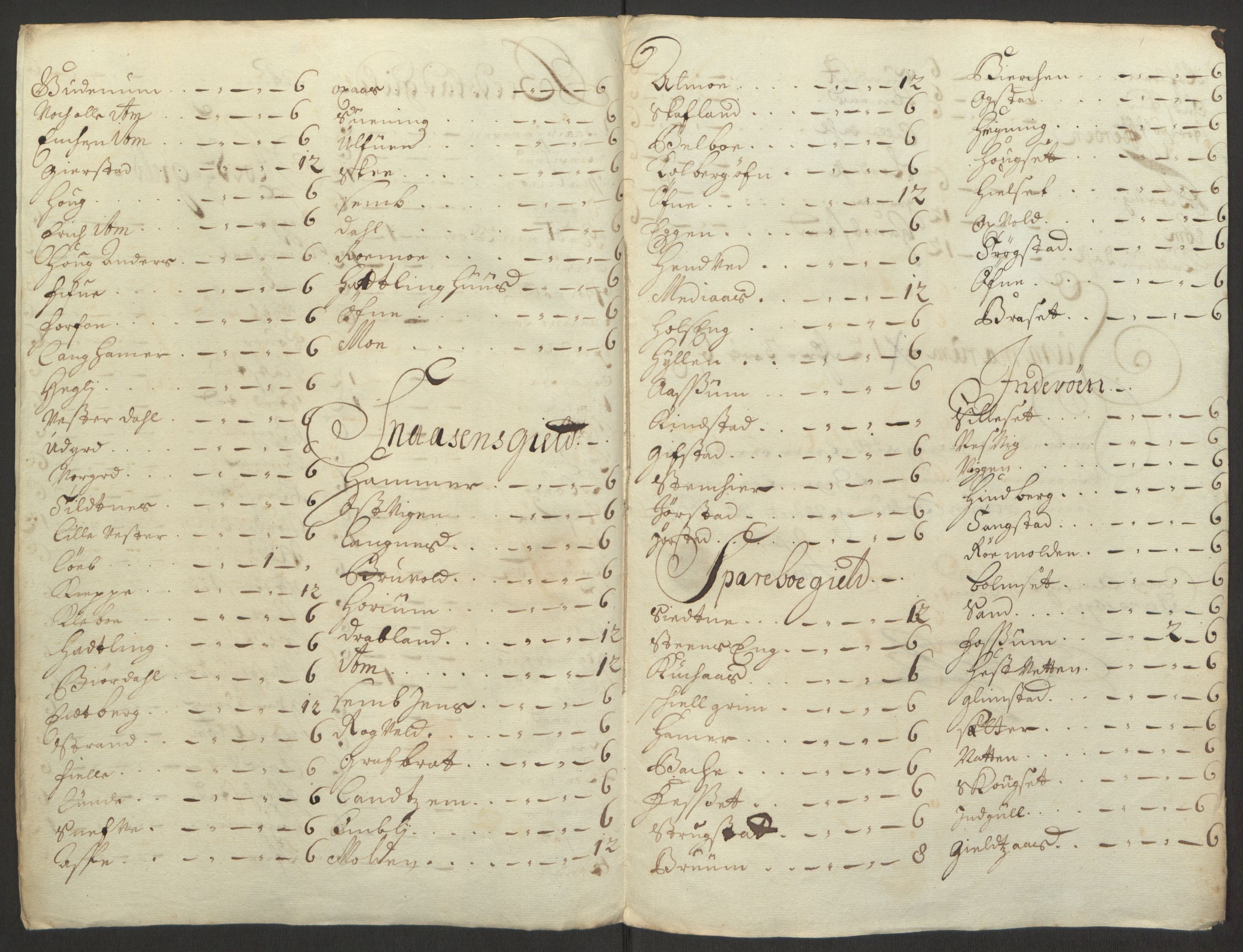 Rentekammeret inntil 1814, Reviderte regnskaper, Fogderegnskap, RA/EA-4092/R63/L4309: Fogderegnskap Inderøy, 1695-1697, p. 303