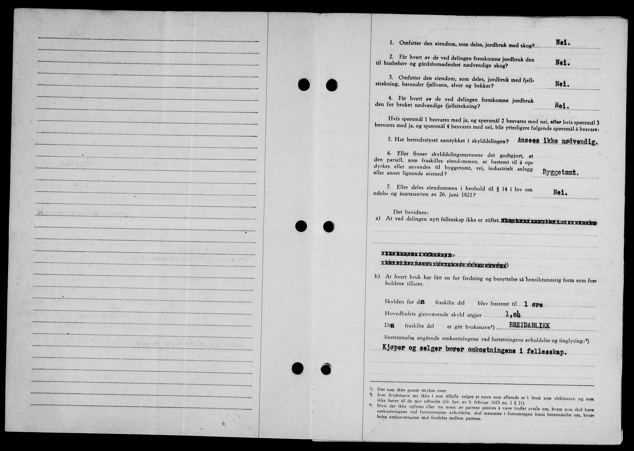 Lofoten sorenskriveri, AV/SAT-A-0017/1/2/2C/L0019a: Mortgage book no. 19a, 1948-1948, Diary no: : 2102/1948