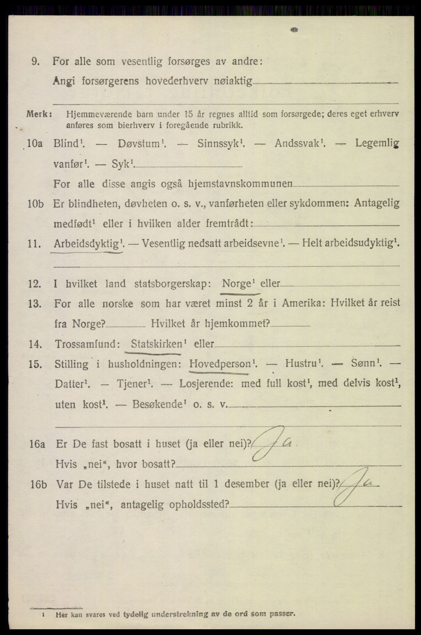 SAH, 1920 census for Elverum, 1920, p. 16937