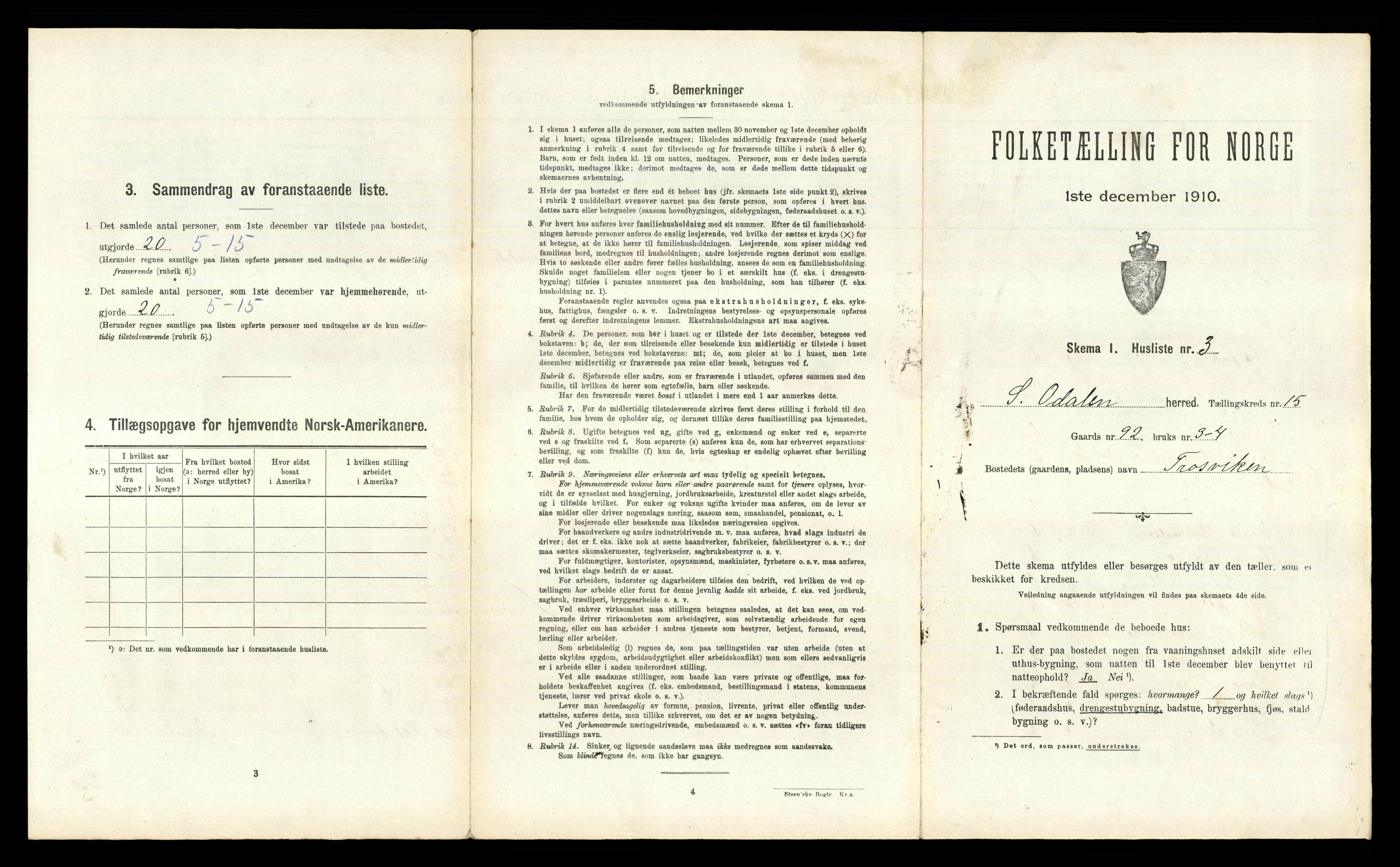 RA, 1910 census for Sør-Odal, 1910, p. 2504