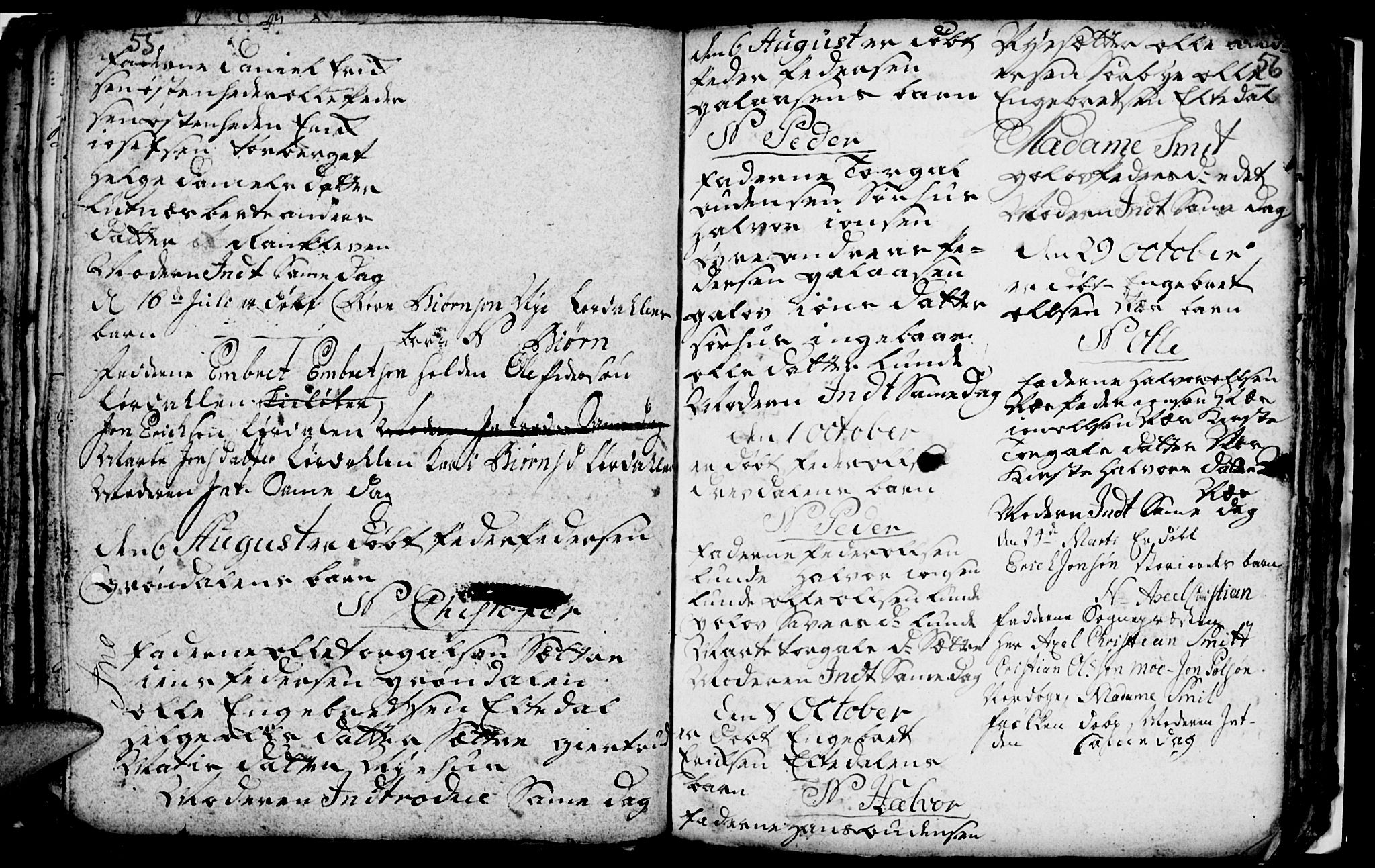 Trysil prestekontor, AV/SAH-PREST-046/H/Ha/Hab/L0001: Parish register (copy) no. 1, 1781-1799, p. 55-56