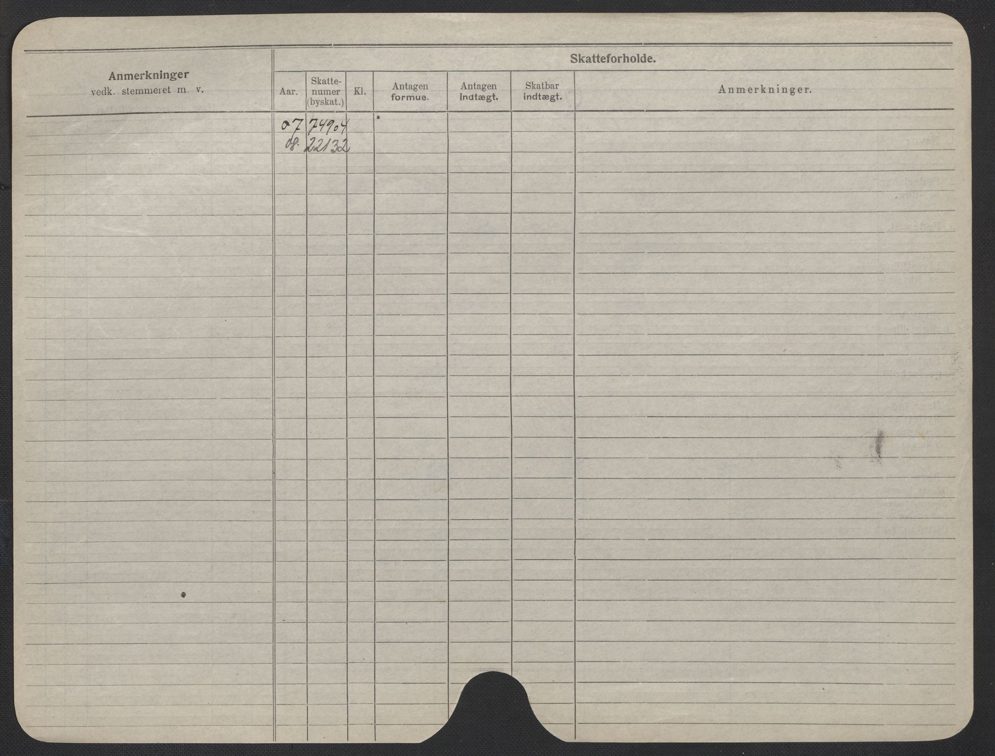 Oslo folkeregister, Registerkort, AV/SAO-A-11715/F/Fa/Fac/L0019: Kvinner, 1906-1914, p. 108b