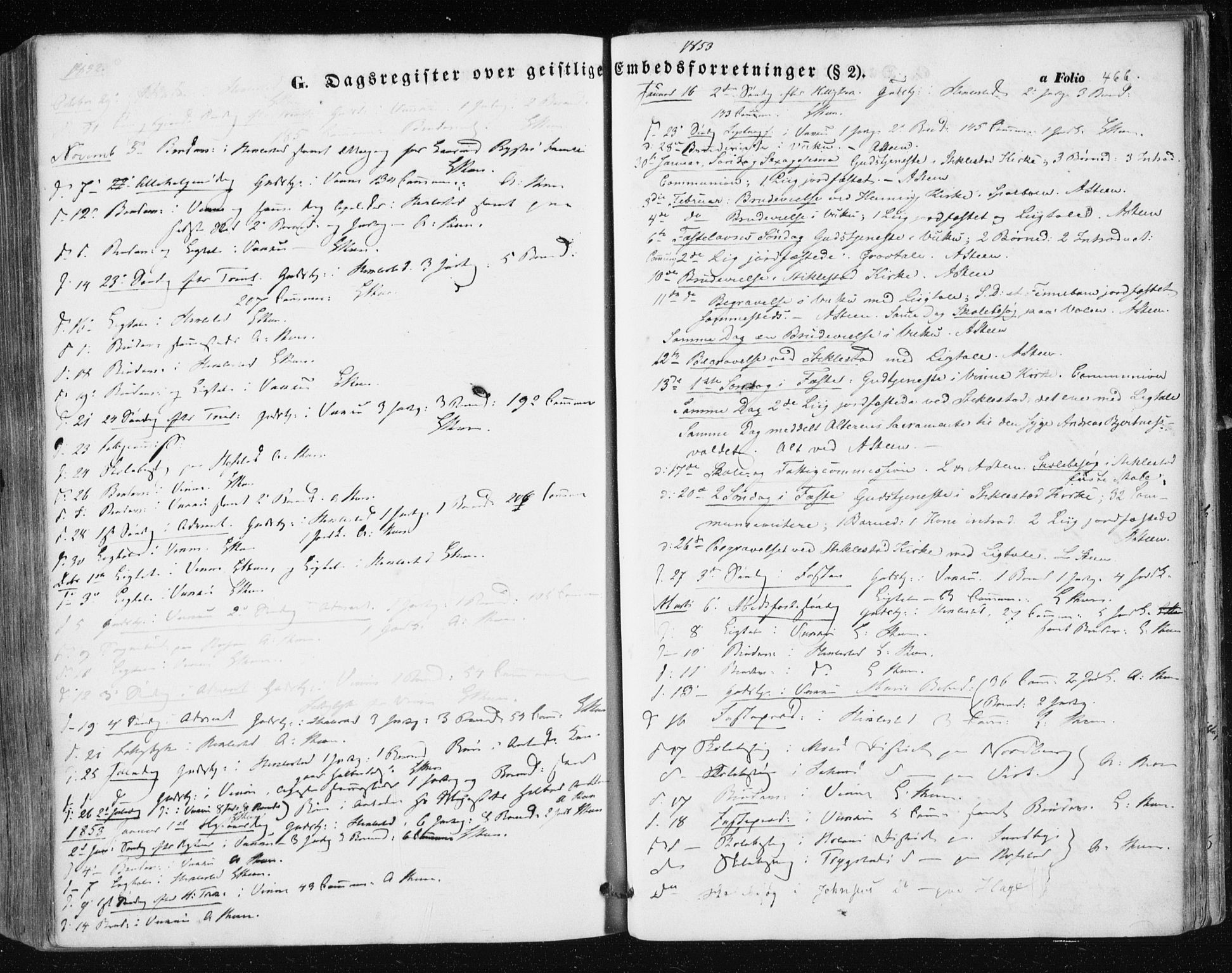 Ministerialprotokoller, klokkerbøker og fødselsregistre - Nord-Trøndelag, SAT/A-1458/723/L0240: Parish register (official) no. 723A09, 1852-1860, p. 466