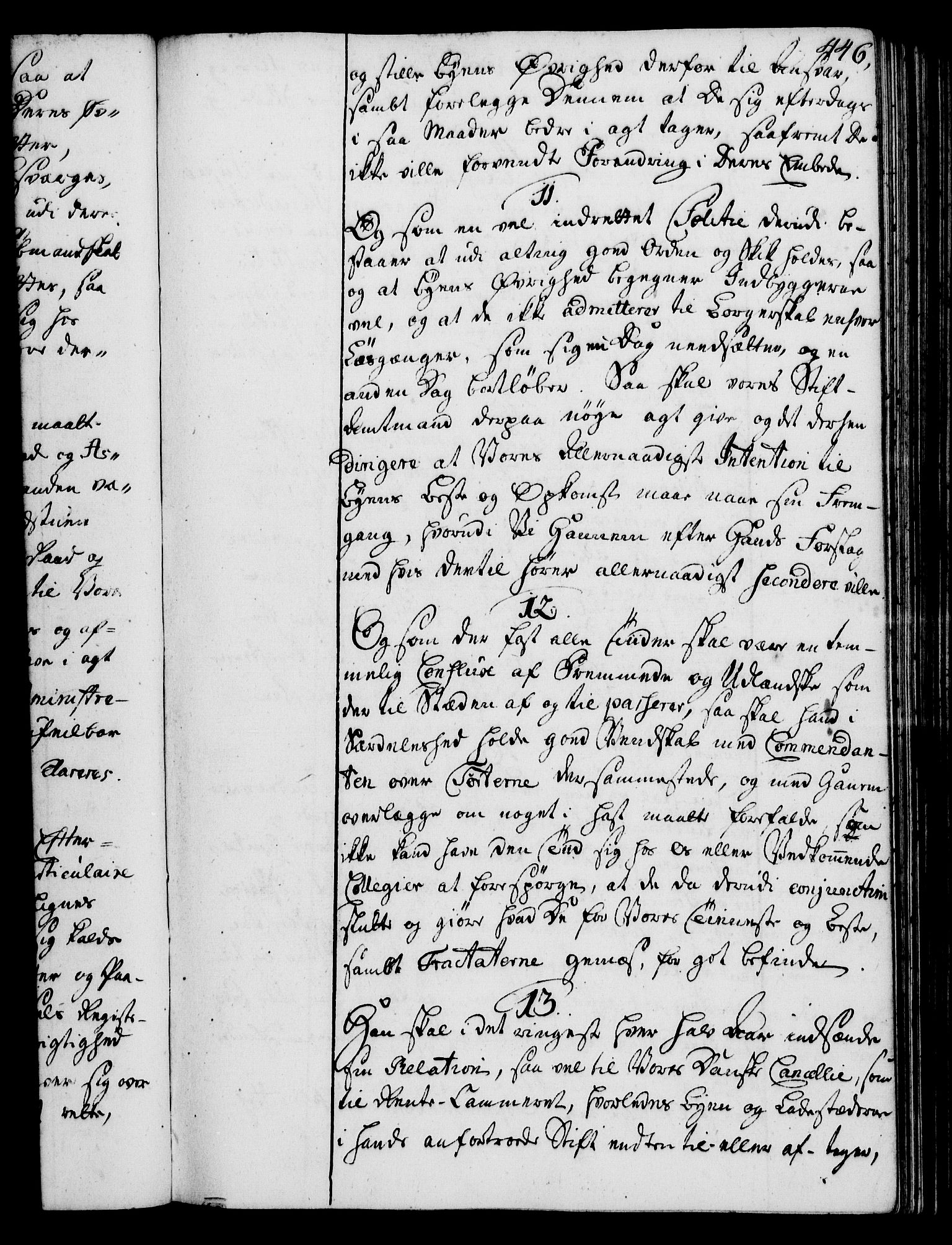 Rentekammeret, Kammerkanselliet, RA/EA-3111/G/Gg/Ggi/L0002: Norsk instruksjonsprotokoll med register (merket RK 53.35), 1729-1751, p. 446