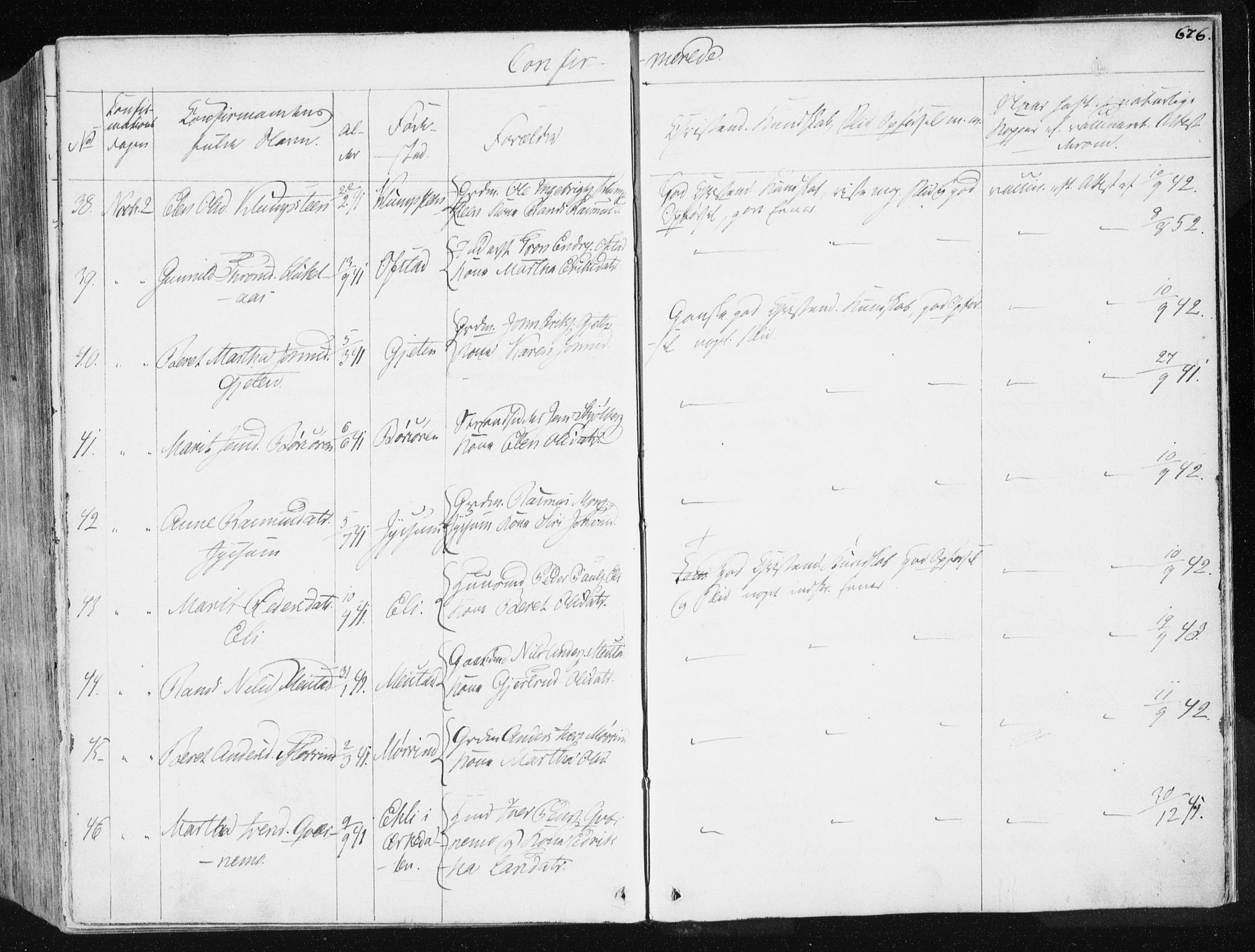 Ministerialprotokoller, klokkerbøker og fødselsregistre - Sør-Trøndelag, AV/SAT-A-1456/665/L0771: Parish register (official) no. 665A06, 1830-1856, p. 676