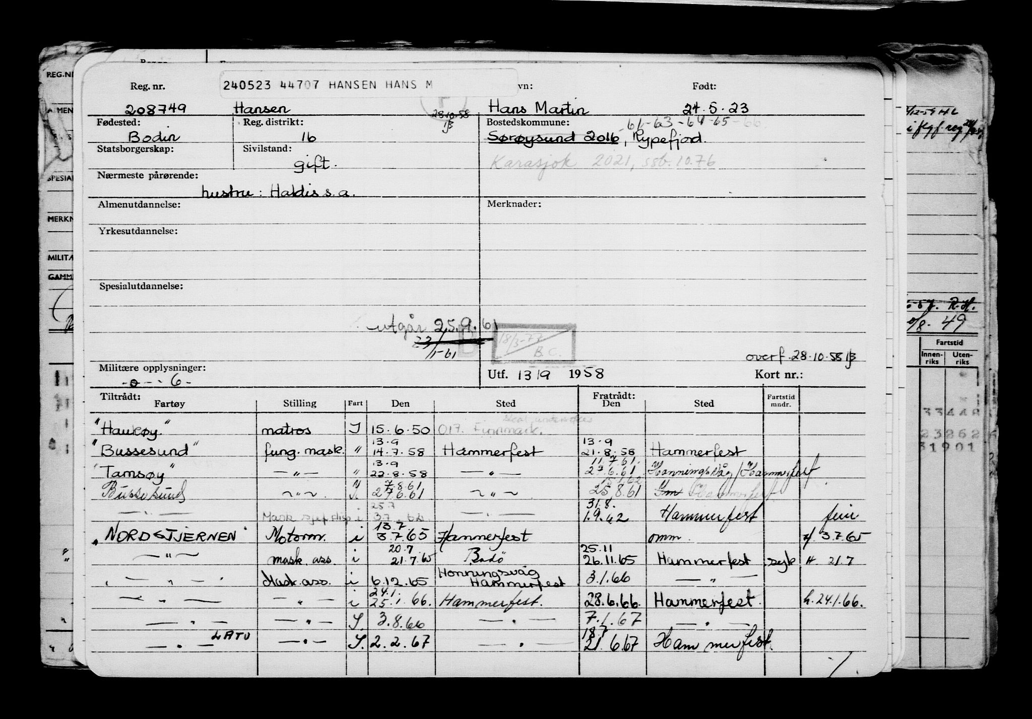 Direktoratet for sjømenn, AV/RA-S-3545/G/Gb/L0219: Hovedkort, 1923, p. 390