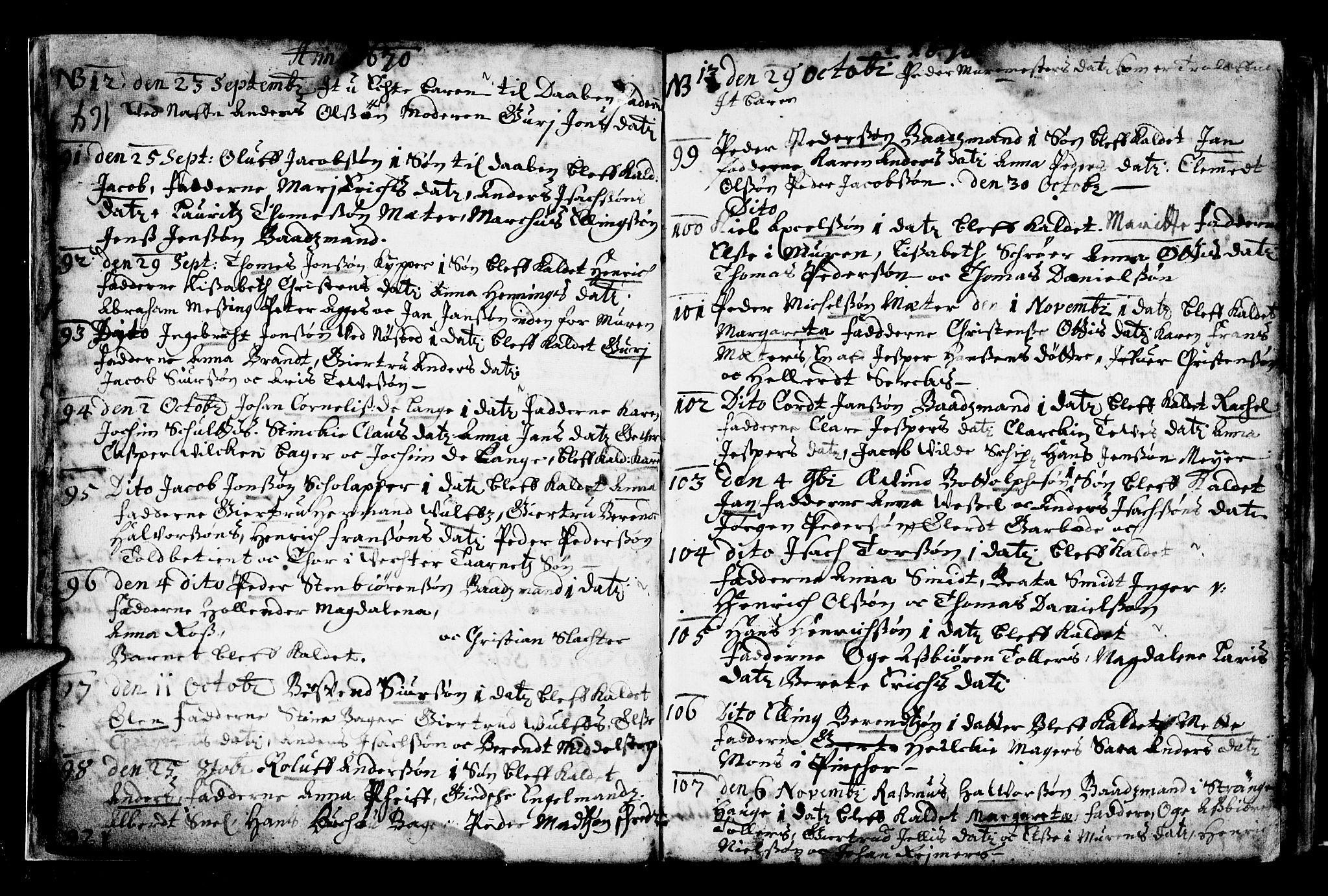 Nykirken Sokneprestembete, AV/SAB-A-77101/H/Haa/L0001: Parish register (official) no. A 1, 1668-1820, p. 164