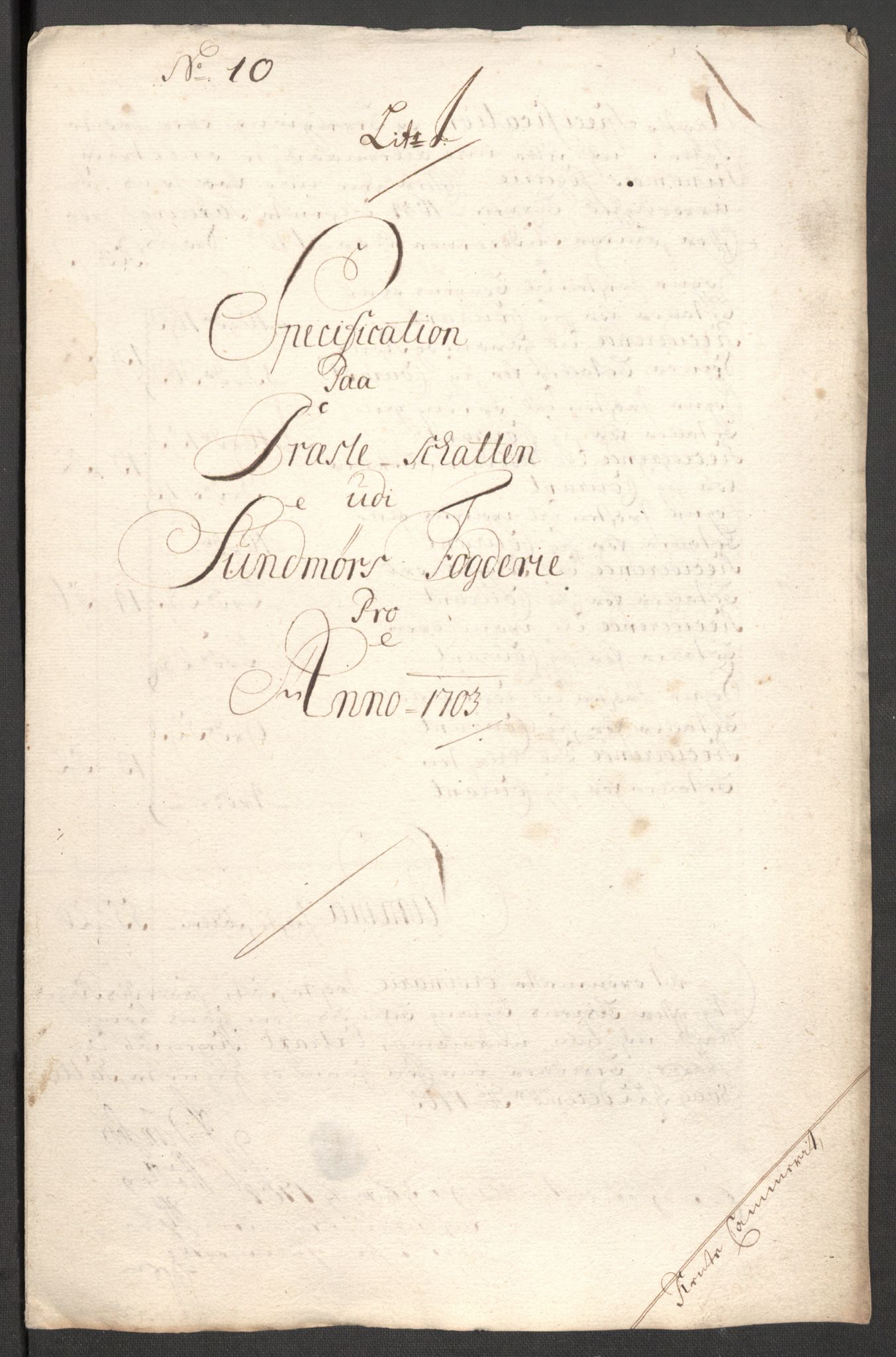 Rentekammeret inntil 1814, Reviderte regnskaper, Fogderegnskap, RA/EA-4092/R54/L3559: Fogderegnskap Sunnmøre, 1702-1703, p. 355