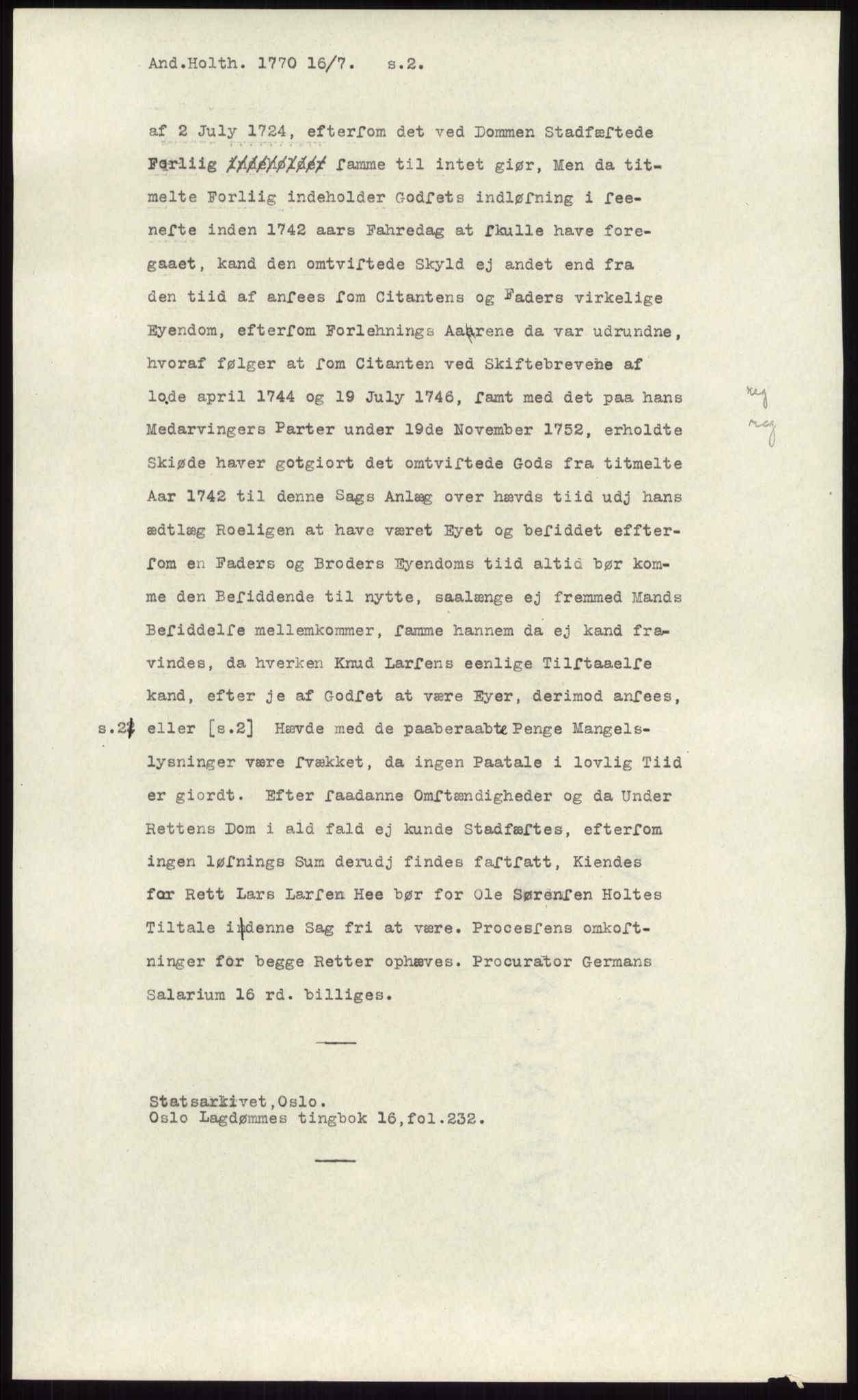 Samlinger til kildeutgivelse, Diplomavskriftsamlingen, AV/RA-EA-4053/H/Ha, p. 1476