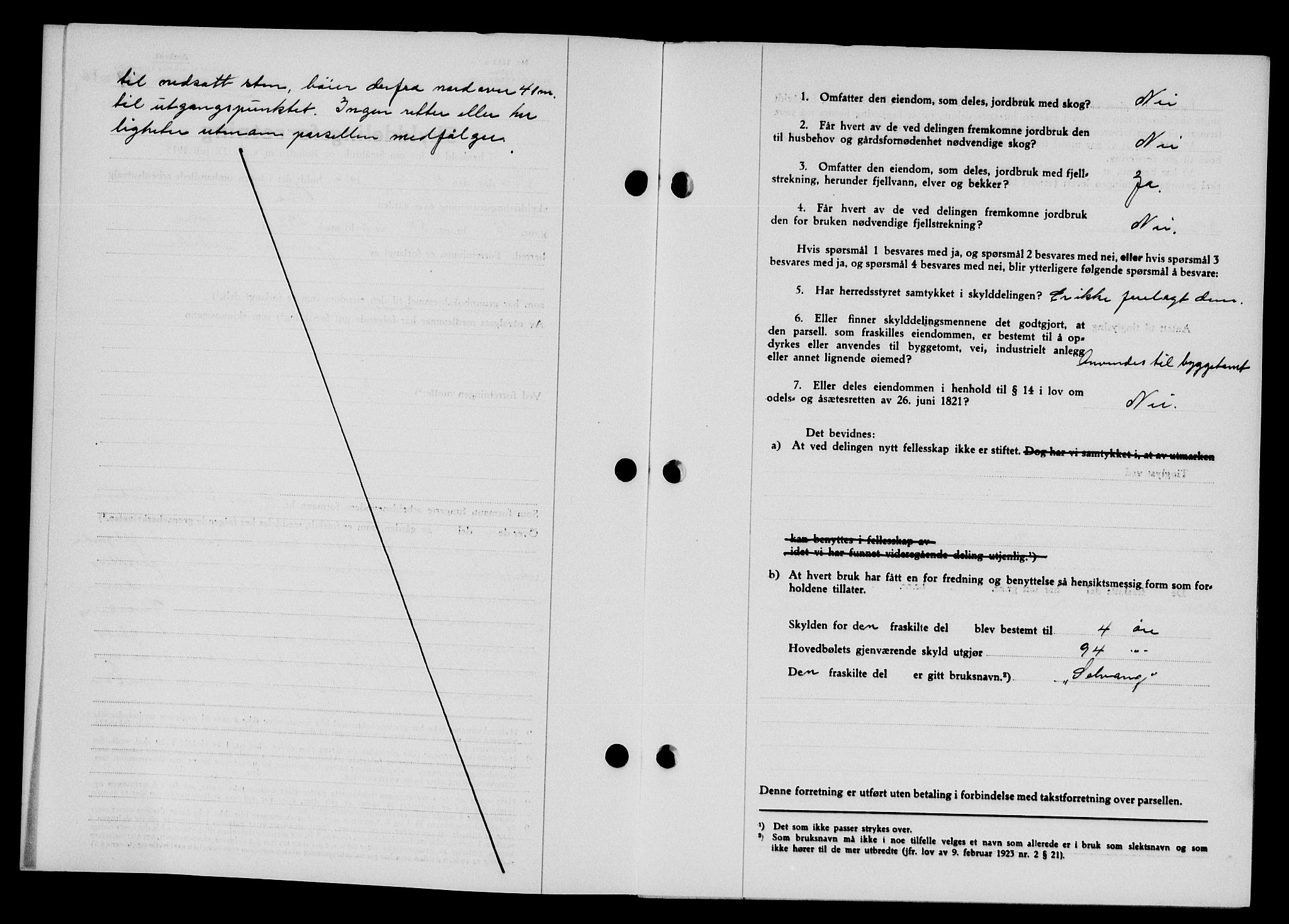 Karmsund sorenskriveri, SAST/A-100311/01/II/IIB/L0066: Mortgage book no. 47A, 1936-1936, Diary no: : 1237/1936