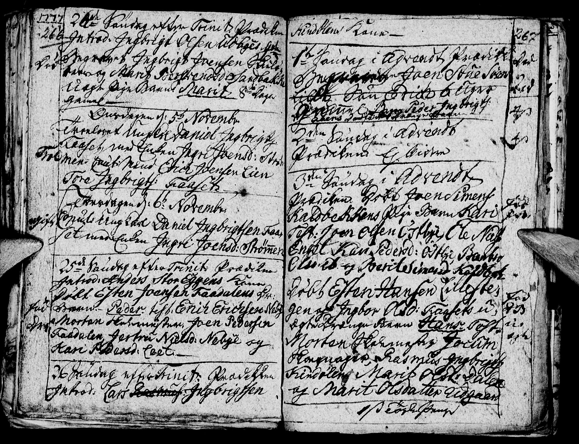 Tynset prestekontor, SAH/PREST-058/H/Ha/Haa/L0006: Parish register (official) no. 6, 1763-1779, p. 266-267