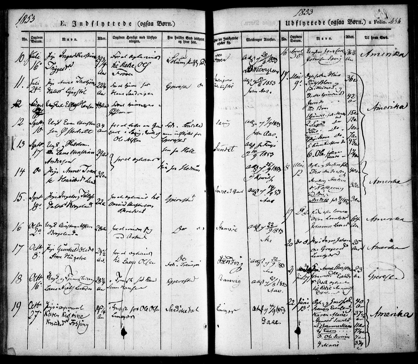 Søndeled sokneprestkontor, AV/SAK-1111-0038/F/Fa/L0002: Parish register (official) no. A 2, 1839-1860, p. 456