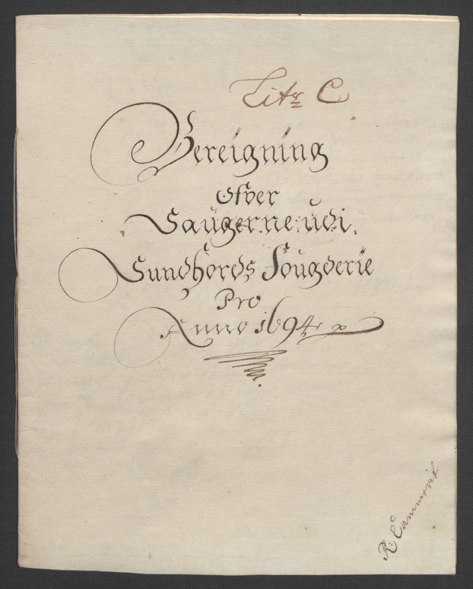 Rentekammeret inntil 1814, Reviderte regnskaper, Fogderegnskap, AV/RA-EA-4092/R48/L2975: Fogderegnskap Sunnhordland og Hardanger, 1694, p. 84