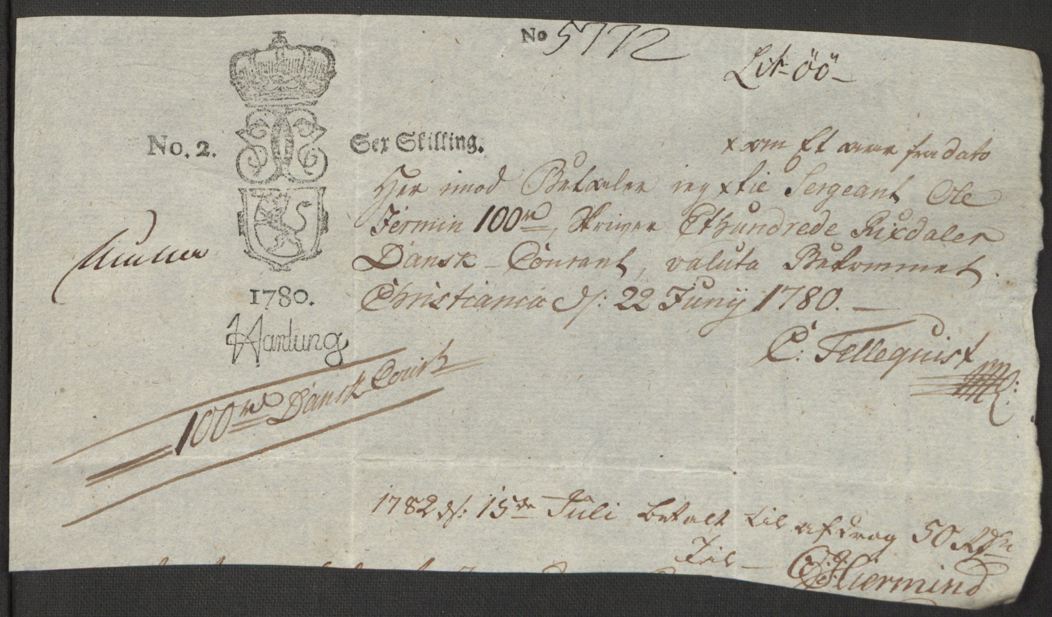 Forsvaret, Generalauditøren, AV/RA-RAFA-1772/F/Fj/Fja/L0035: --, 1781-1819, p. 410