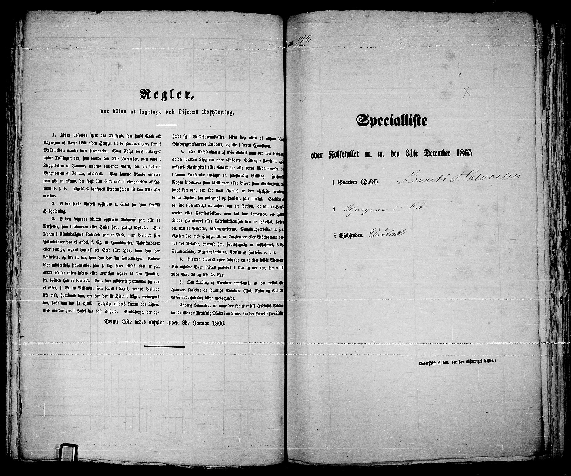 RA, 1865 census for Drøbak/Drøbak, 1865, p. 248