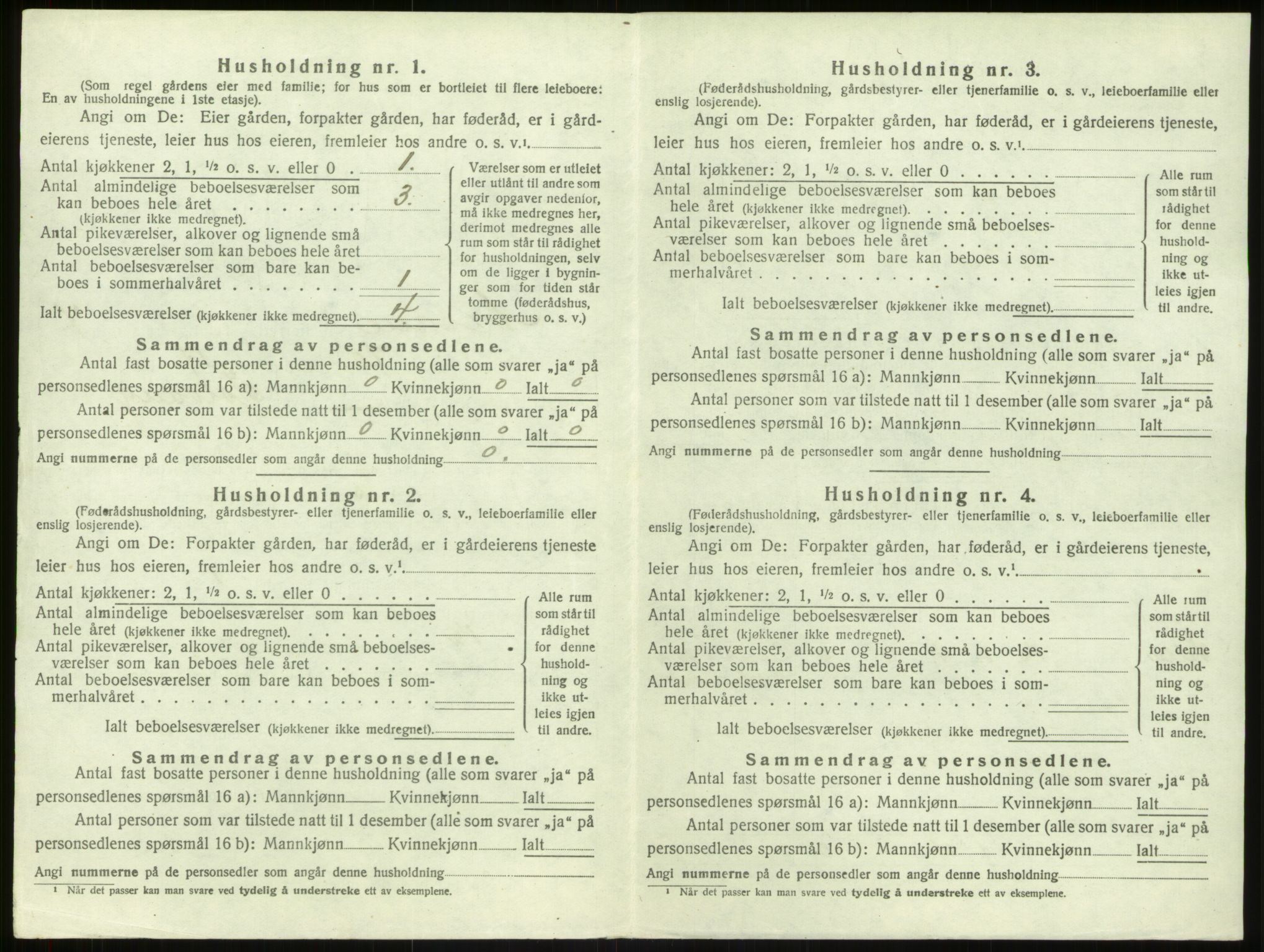 SAB, 1920 census for Åsane, 1920, p. 658