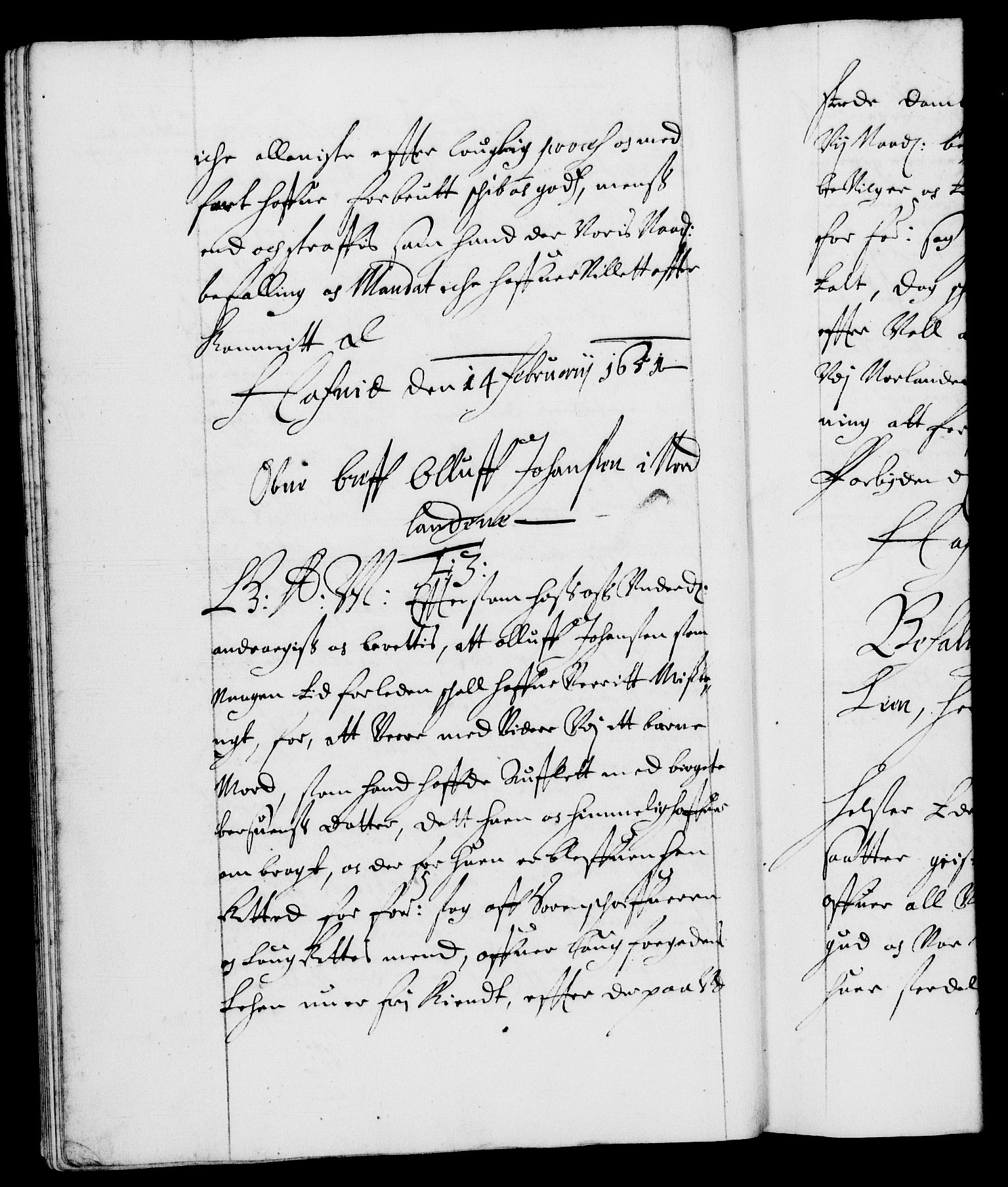 Danske Kanselli 1572-1799, AV/RA-EA-3023/F/Fc/Fca/Fcaa/L0008: Norske registre (mikrofilm), 1651-1656, p. 24b