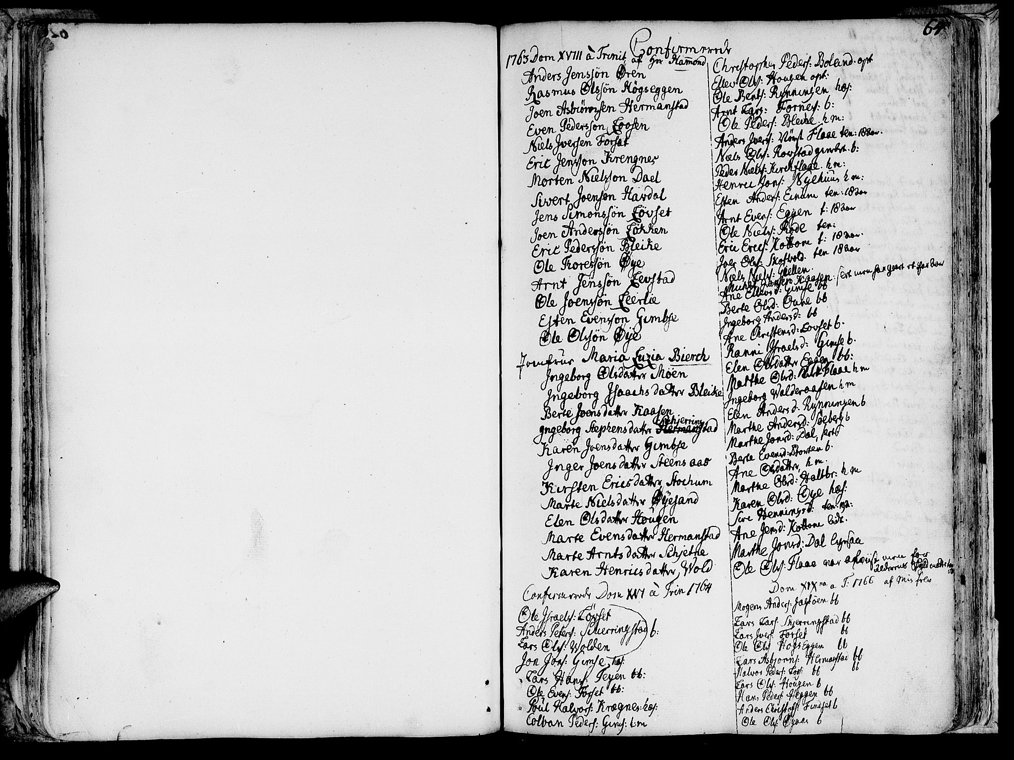 Ministerialprotokoller, klokkerbøker og fødselsregistre - Sør-Trøndelag, SAT/A-1456/691/L1057: Parish register (official) no. 691A01 /1, 1740-1767, p. 64