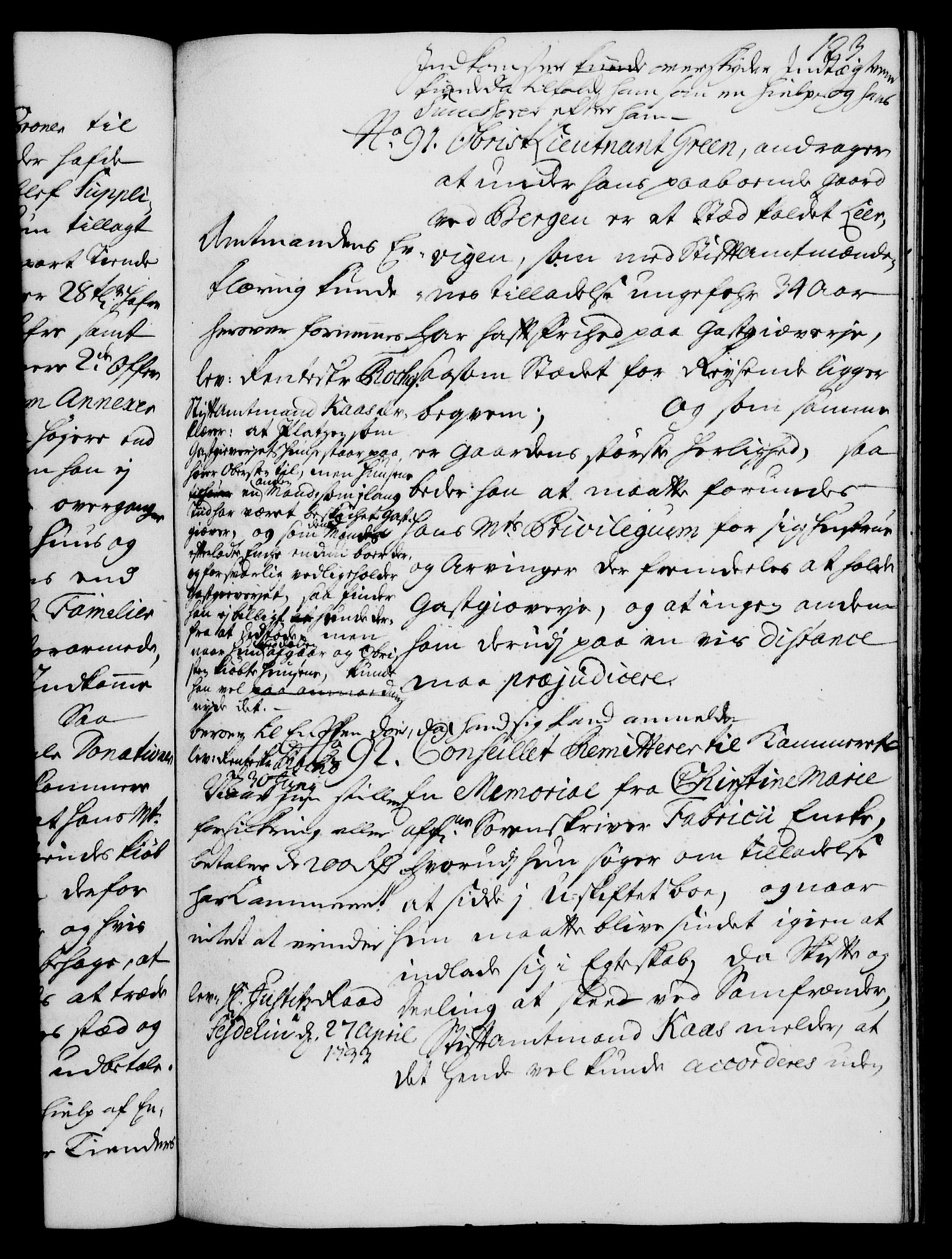 Rentekammeret, Kammerkanselliet, RA/EA-3111/G/Gh/Gha/L0015: Norsk ekstraktmemorialprotokoll (merket RK 53.60), 1733, p. 123