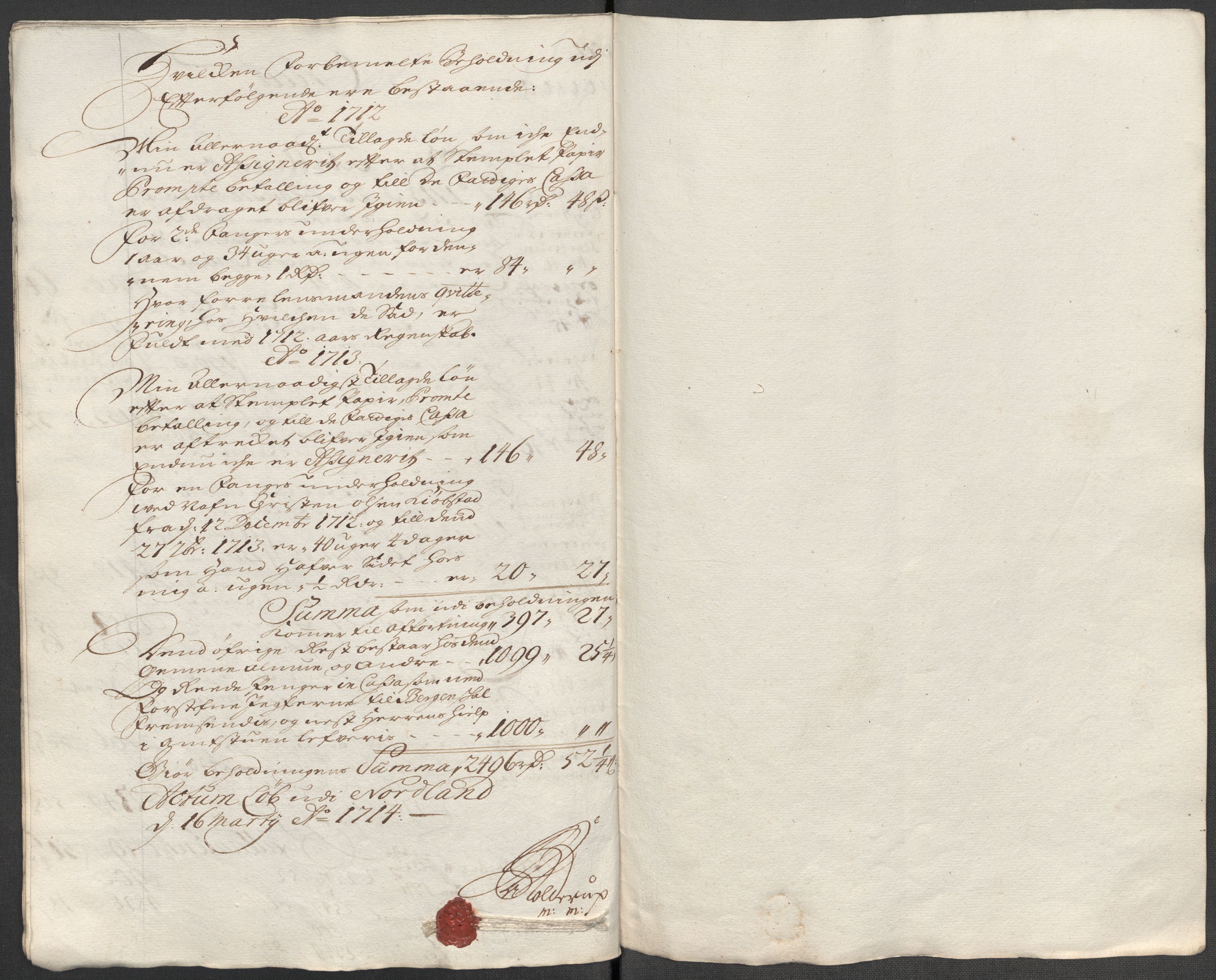 Rentekammeret inntil 1814, Reviderte regnskaper, Fogderegnskap, AV/RA-EA-4092/R66/L4583: Fogderegnskap Salten, 1713, p. 12