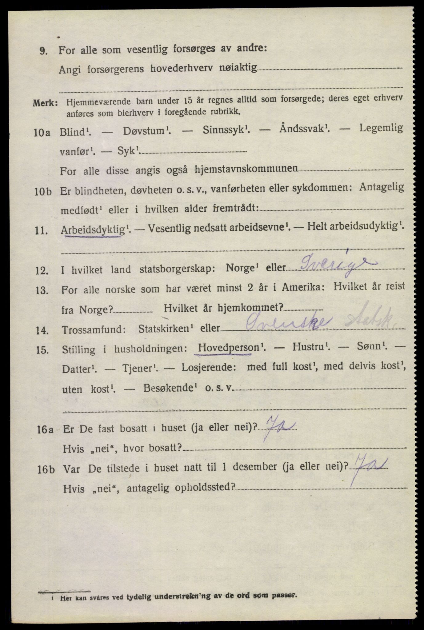 SAKO, 1920 census for Lier, 1920, p. 6429