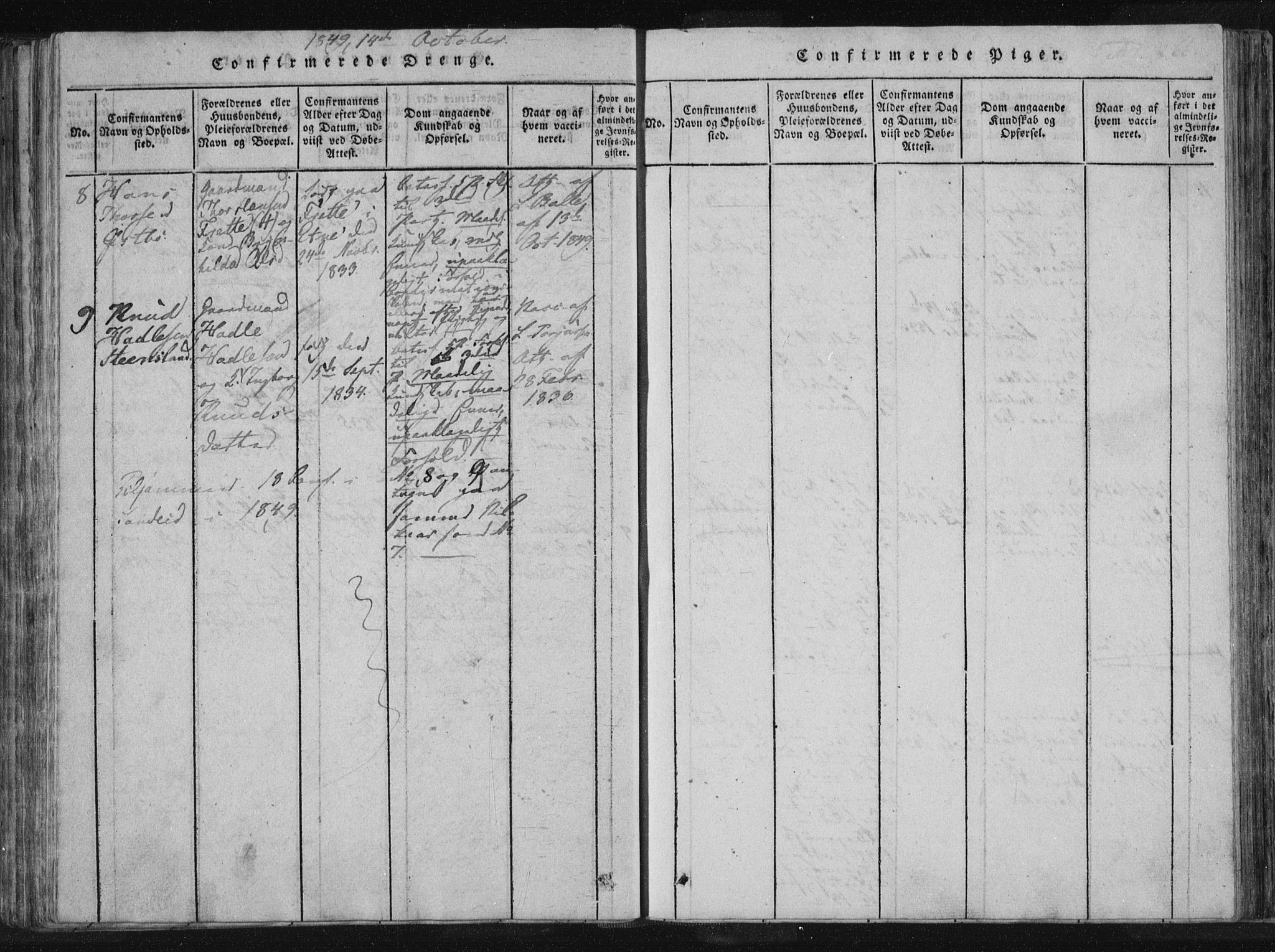 Vikedal sokneprestkontor, AV/SAST-A-101840/01/IV: Parish register (official) no. A 4, 1816-1850