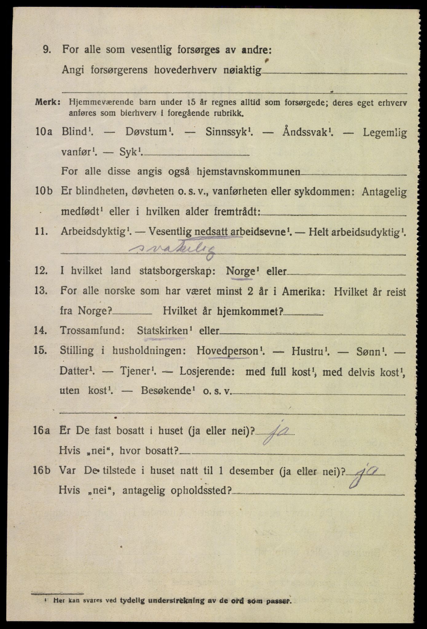 SAK, 1920 census for Søndeled, 1920, p. 6450