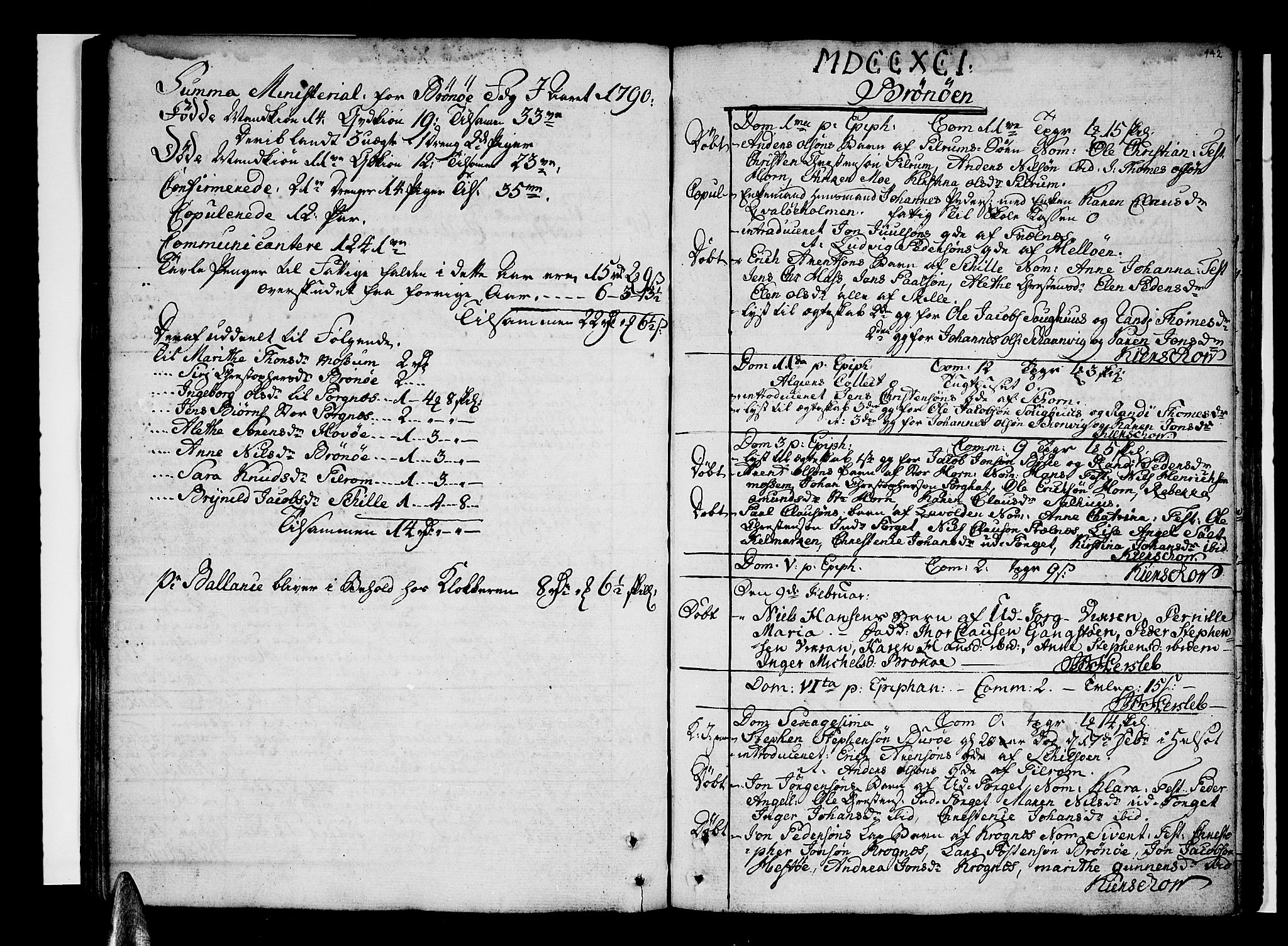 Ministerialprotokoller, klokkerbøker og fødselsregistre - Nordland, SAT/A-1459/813/L0195: Parish register (official) no. 813A05, 1752-1803, p. 142