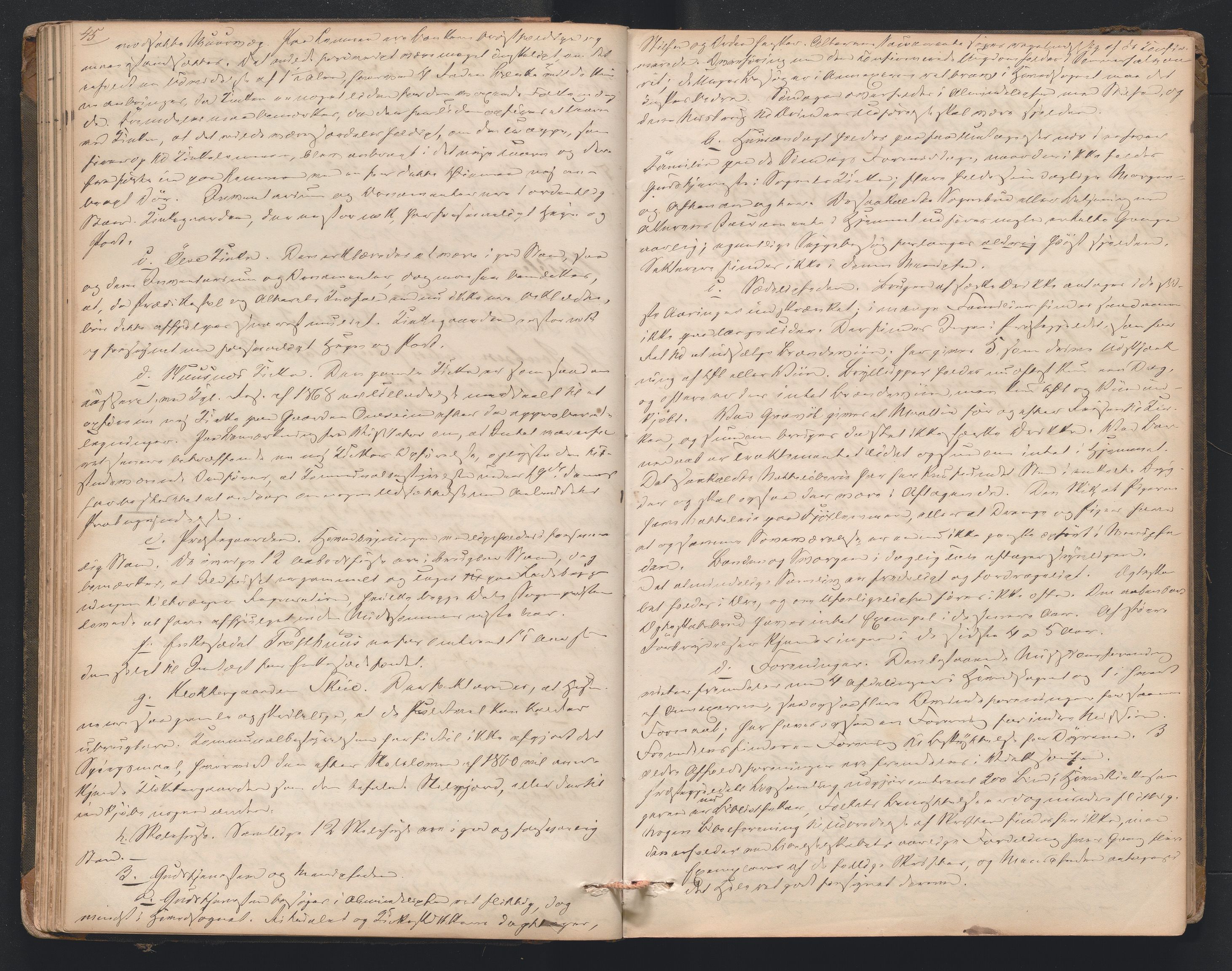 Nordre Sunnhordland prosti, AV/SAB-A-99912/F/L0001: Visitasprotokoll , 1860-1959, p. 45