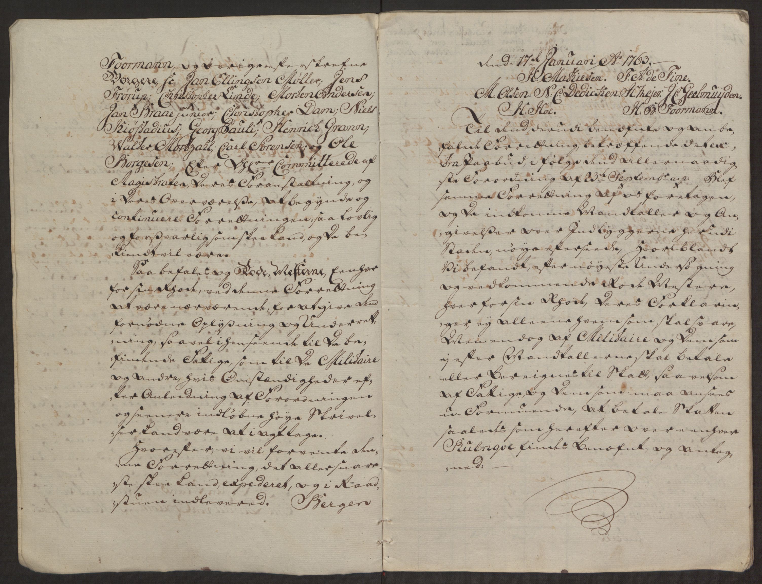 Rentekammeret inntil 1814, Reviderte regnskaper, Byregnskaper, AV/RA-EA-4066/R/Rp/L0365/0001: [P20] Kontribusjonsregnskap / Ekstraskatt, 1762, p. 113