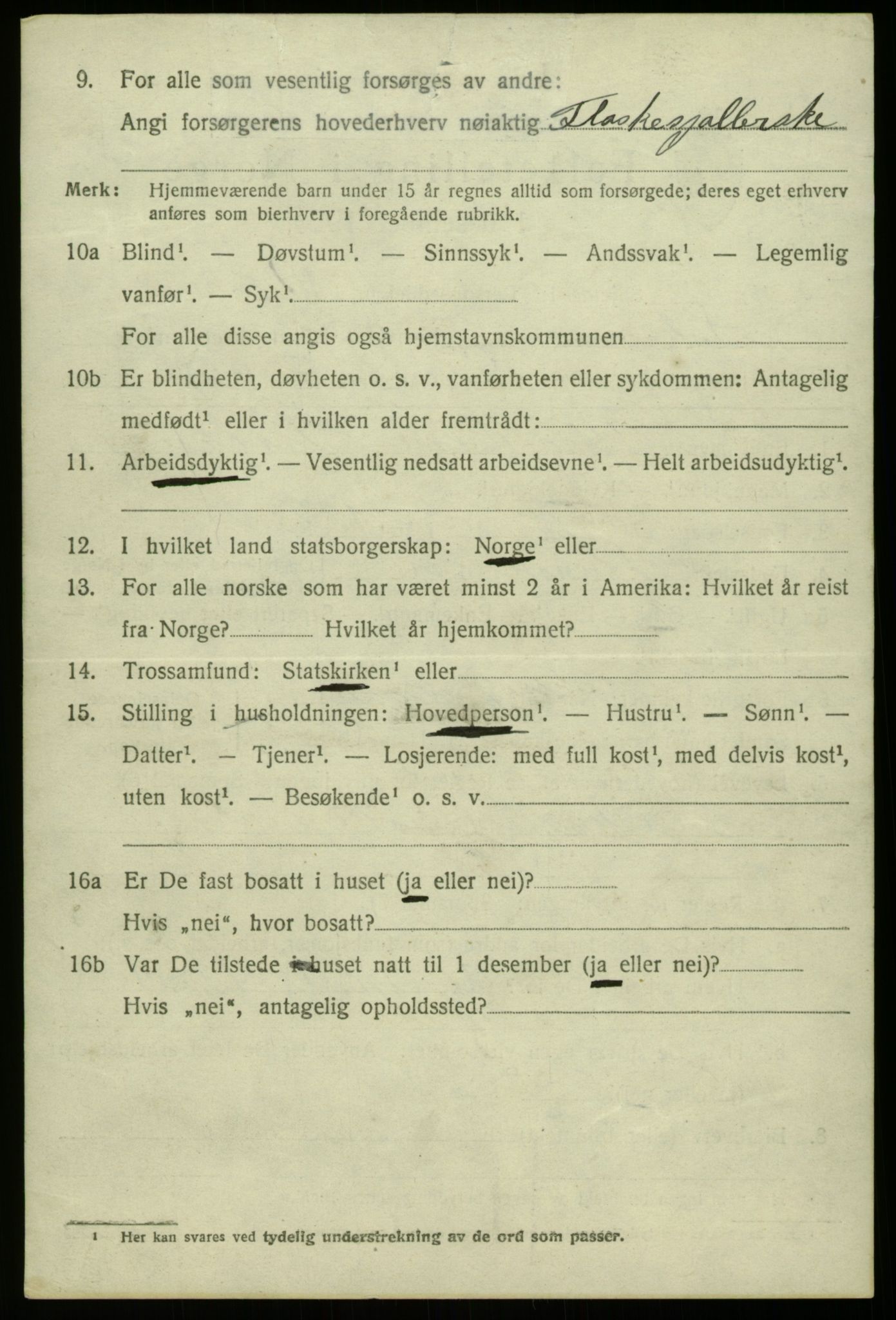 SAB, 1920 census for Laksevåg, 1920, p. 13475