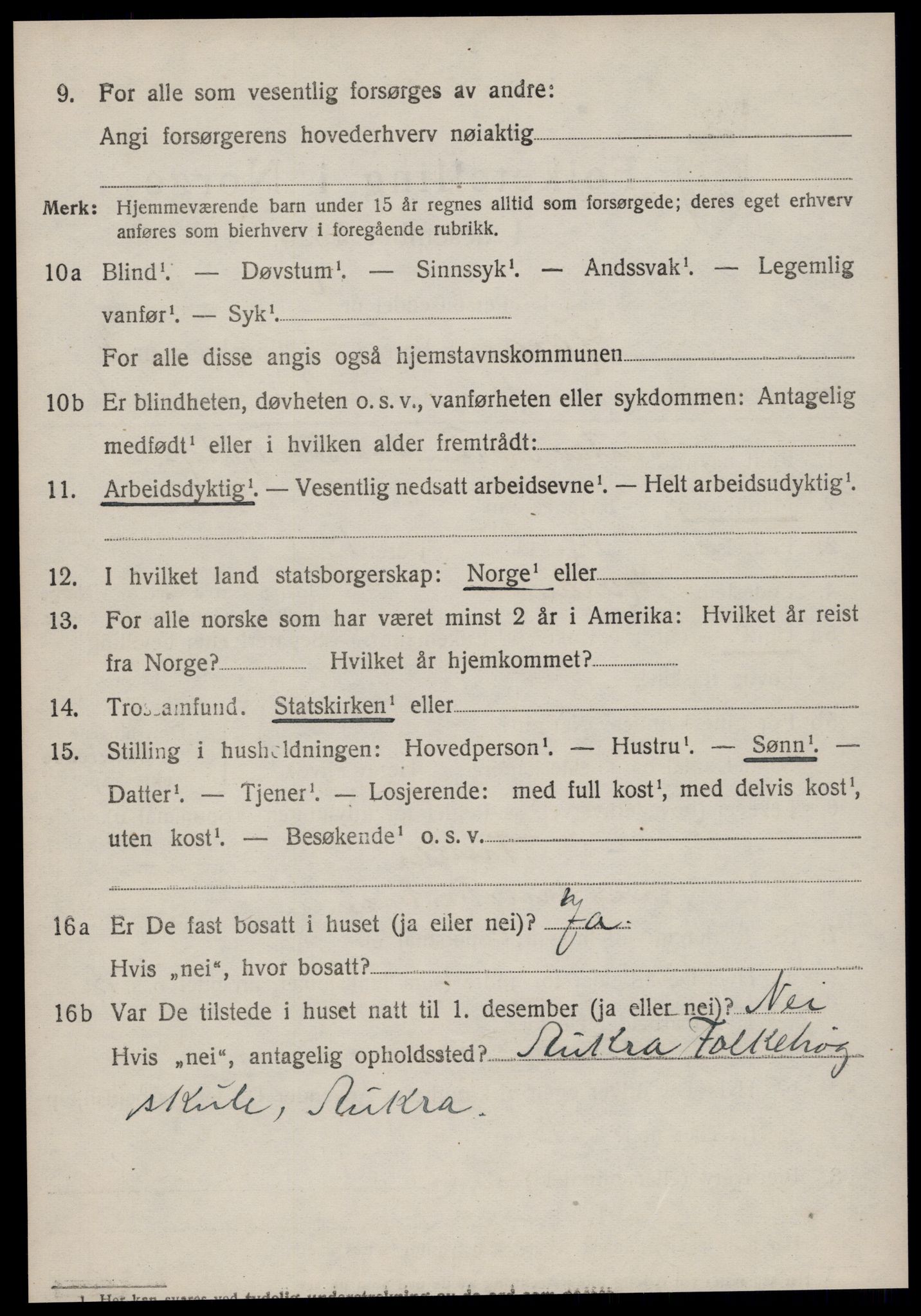SAT, 1920 census for Haram, 1920, p. 1504