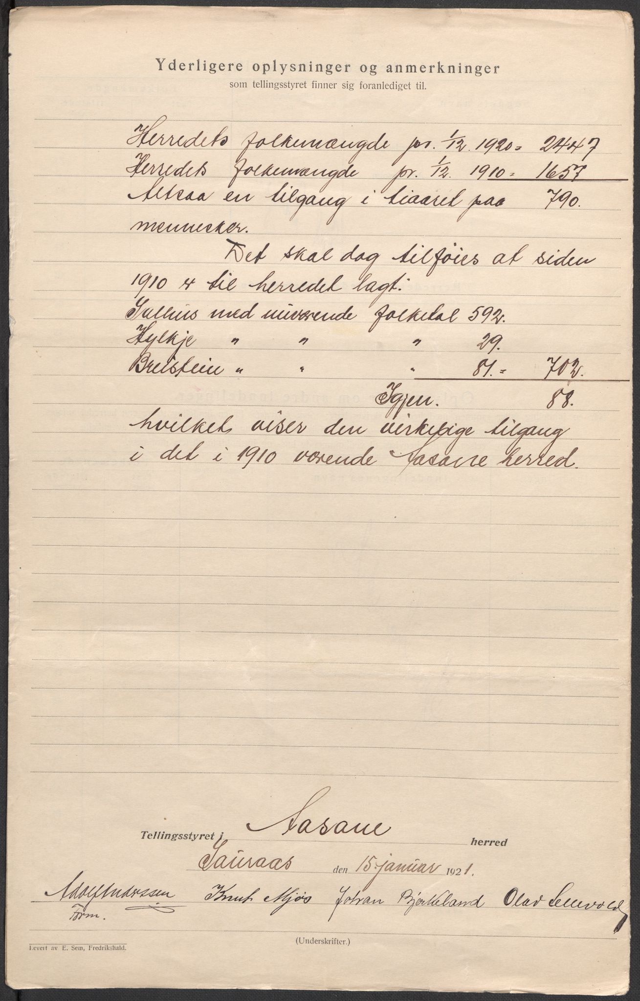 SAB, 1920 census for Åsane, 1920, p. 4