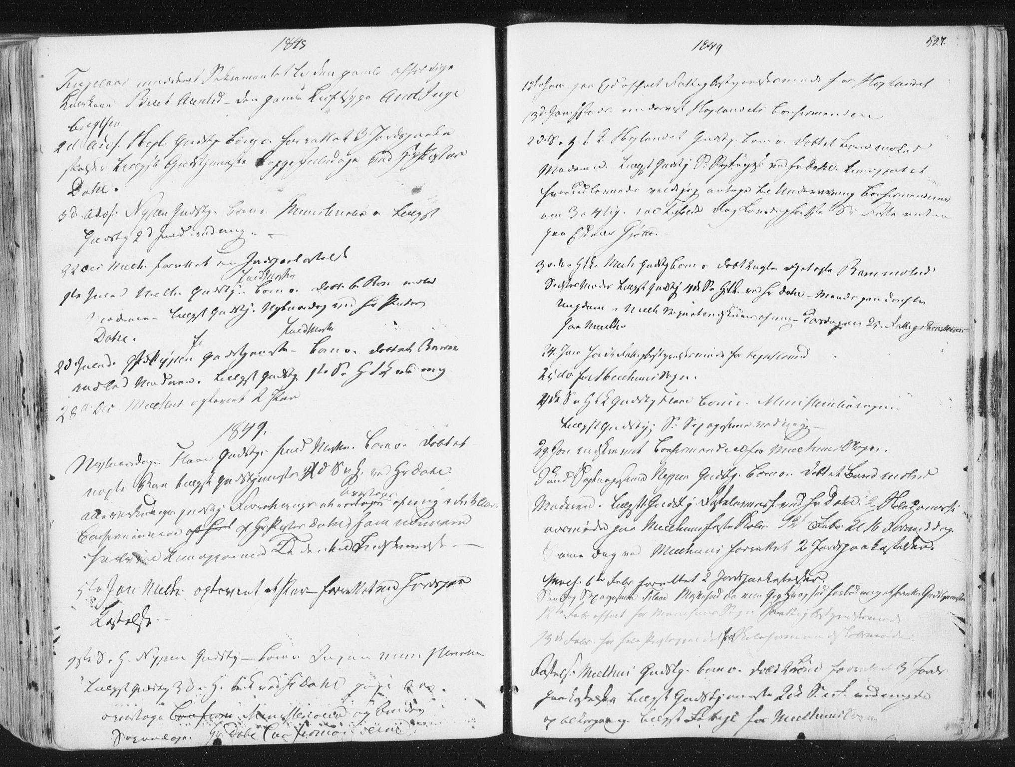 Ministerialprotokoller, klokkerbøker og fødselsregistre - Sør-Trøndelag, SAT/A-1456/691/L1074: Parish register (official) no. 691A06, 1842-1852, p. 527