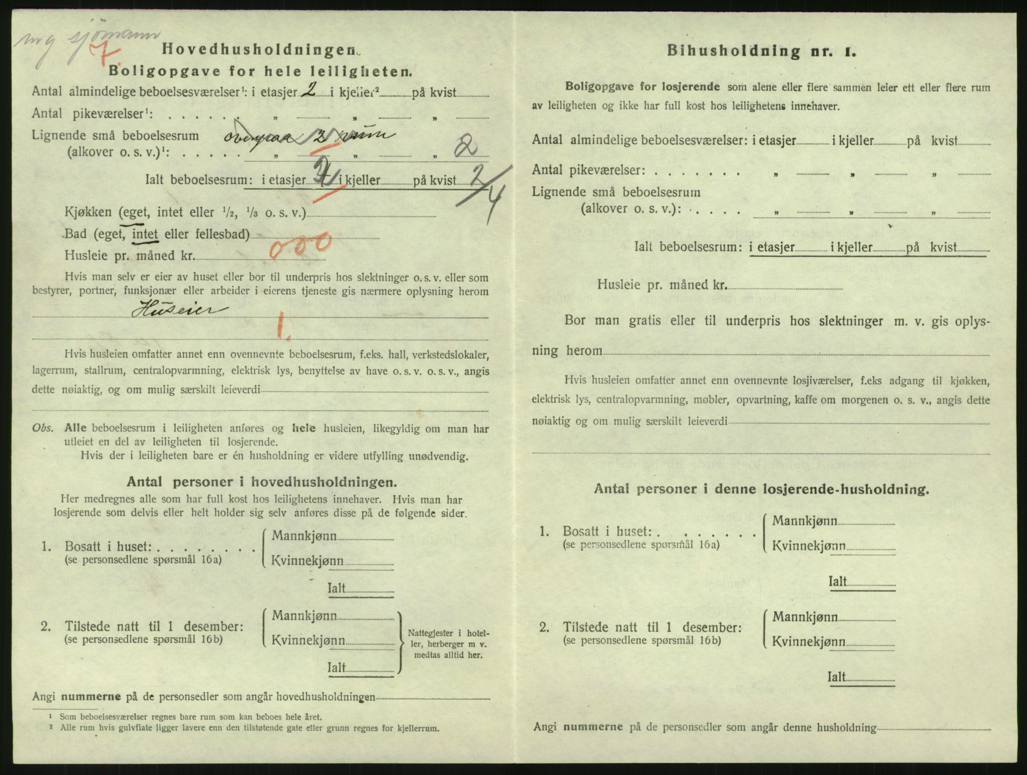 SAK, 1920 census for Grimstad, 1920, p. 1118