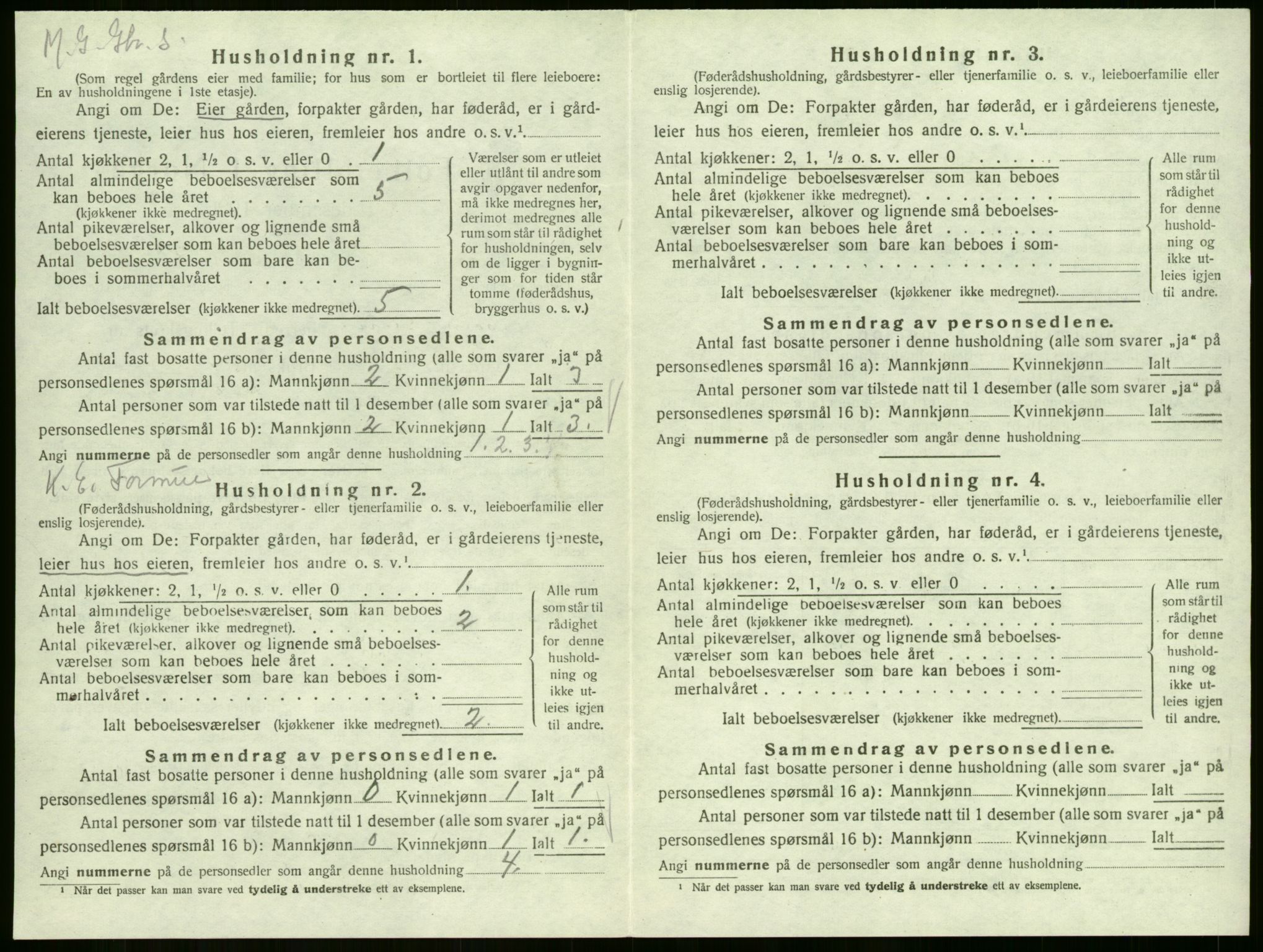 SAKO, 1920 census for Sem, 1920, p. 860