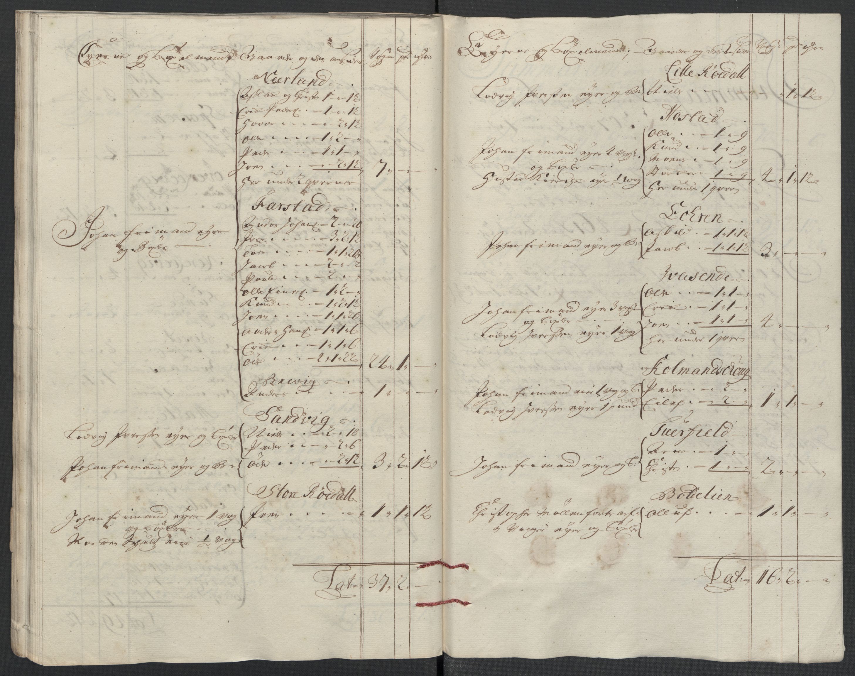 Rentekammeret inntil 1814, Reviderte regnskaper, Fogderegnskap, AV/RA-EA-4092/R55/L3656: Fogderegnskap Romsdal, 1703-1705, p. 222