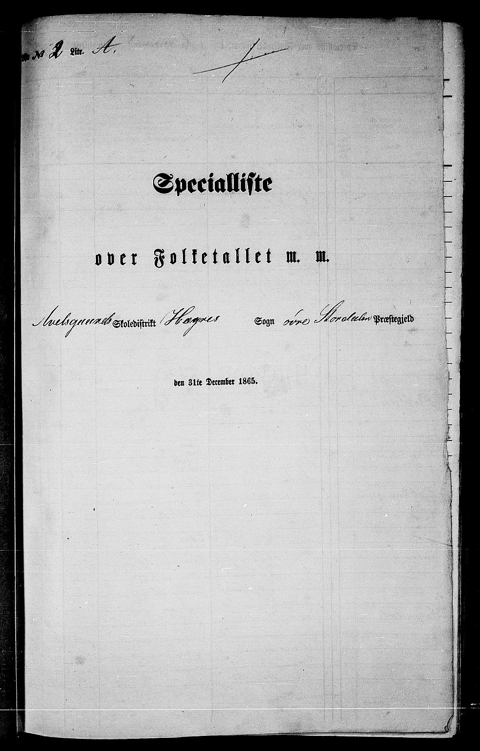 RA, 1865 census for Øvre Stjørdal, 1865, p. 23
