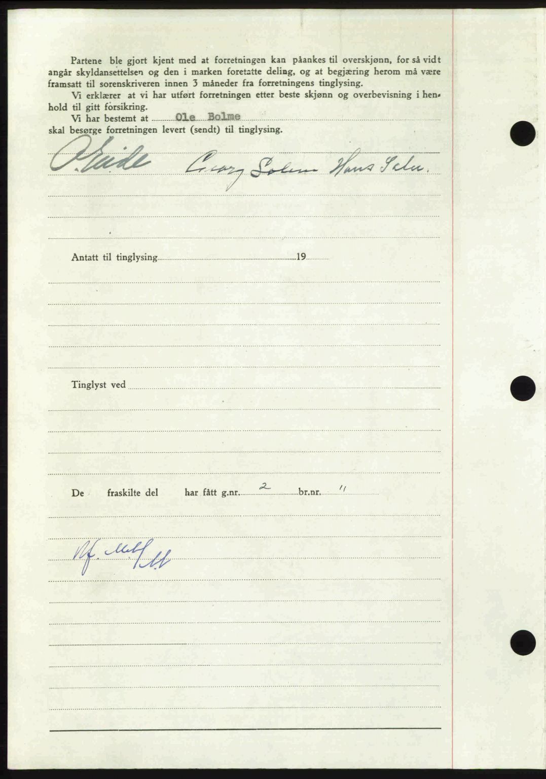 Nordmøre sorenskriveri, AV/SAT-A-4132/1/2/2Ca: Mortgage book no. A115, 1950-1950, Diary no: : 1640/1950