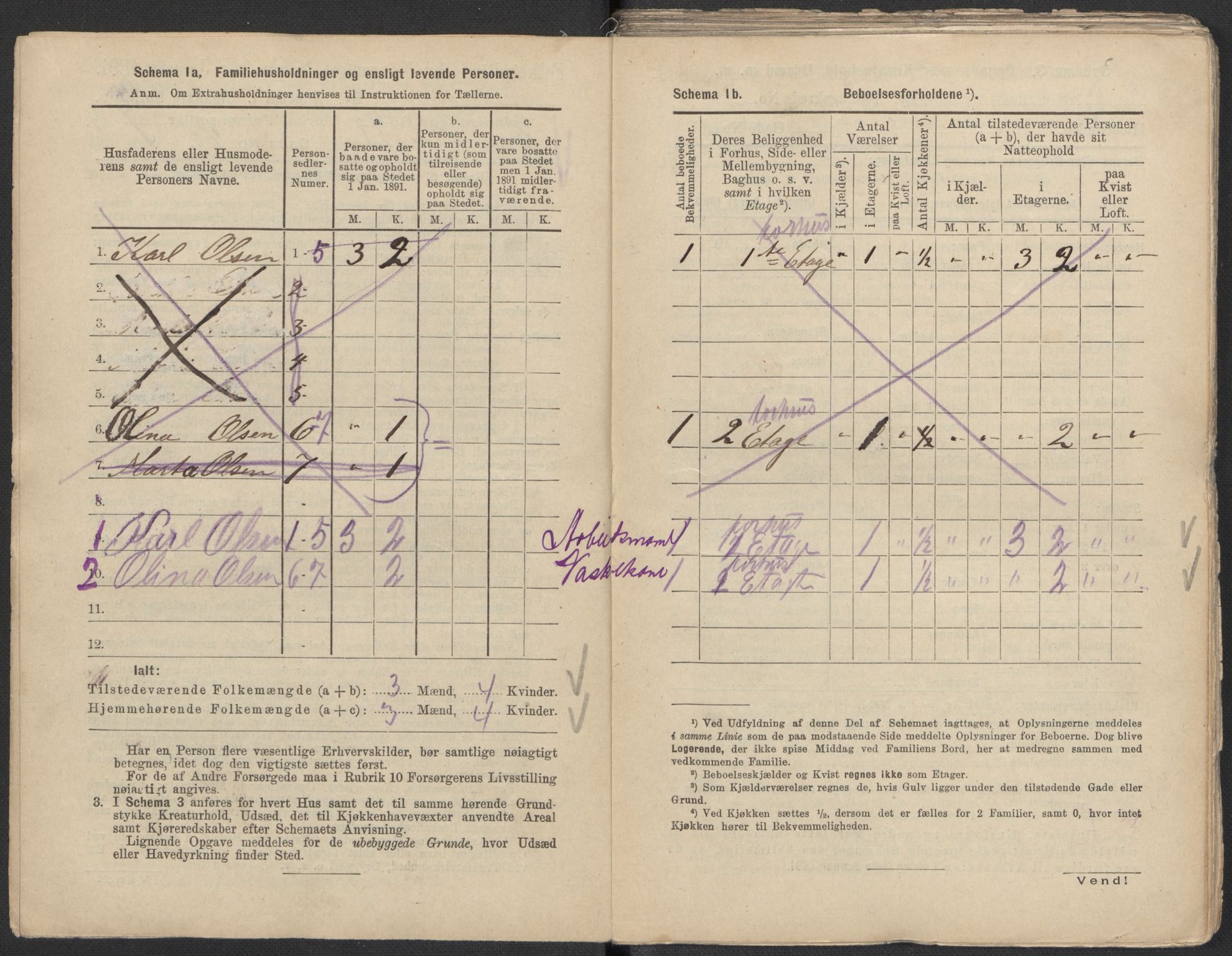 RA, 1891 Census for 1301 Bergen, 1891, p. 7655
