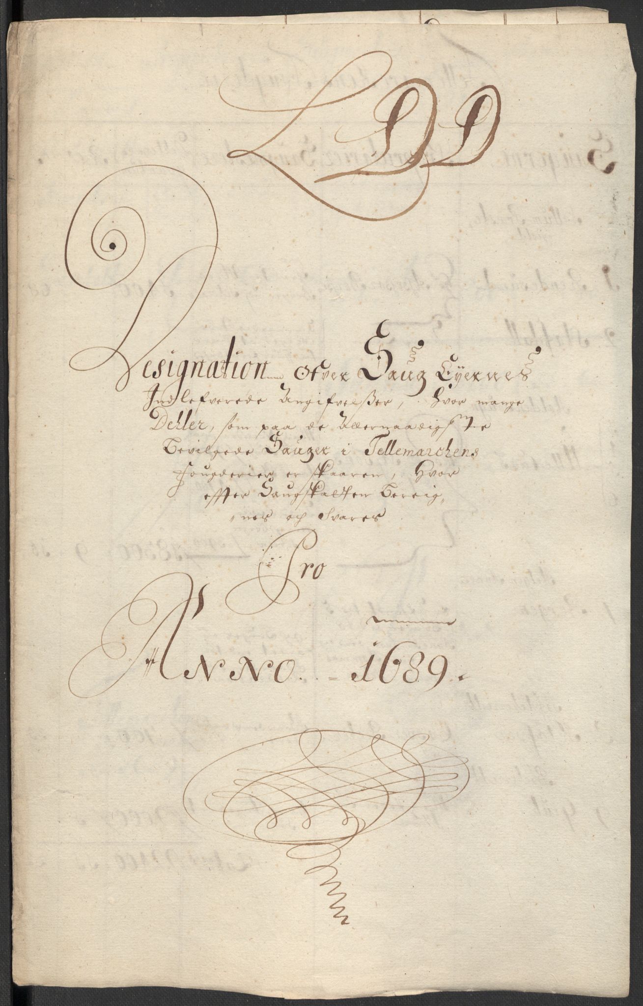 Rentekammeret inntil 1814, Reviderte regnskaper, Fogderegnskap, AV/RA-EA-4092/R35/L2088: Fogderegnskap Øvre og Nedre Telemark, 1687-1689, p. 31