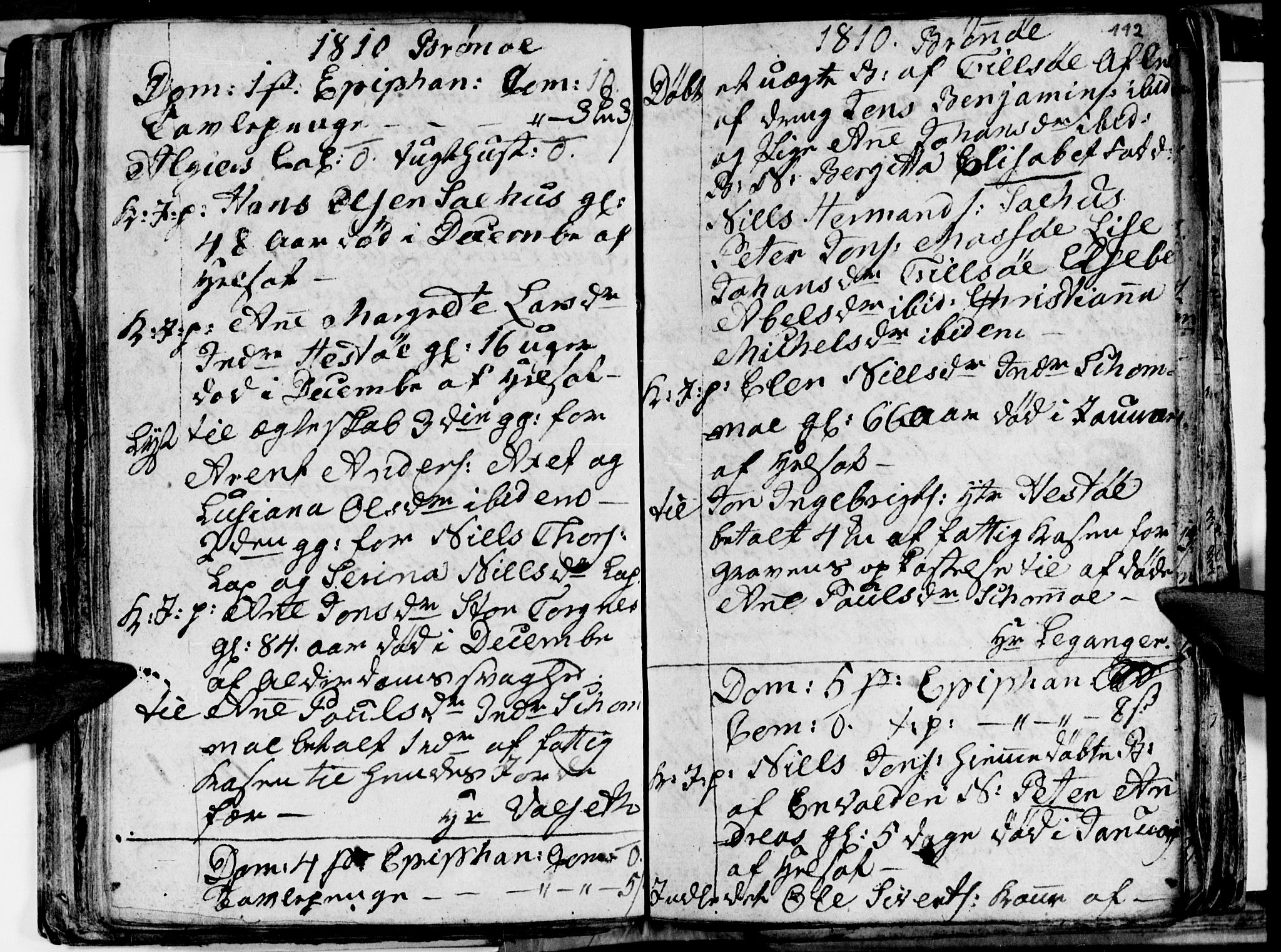 Ministerialprotokoller, klokkerbøker og fødselsregistre - Nordland, SAT/A-1459/813/L0209: Parish register (copy) no. 813C01, 1803-1821, p. 112